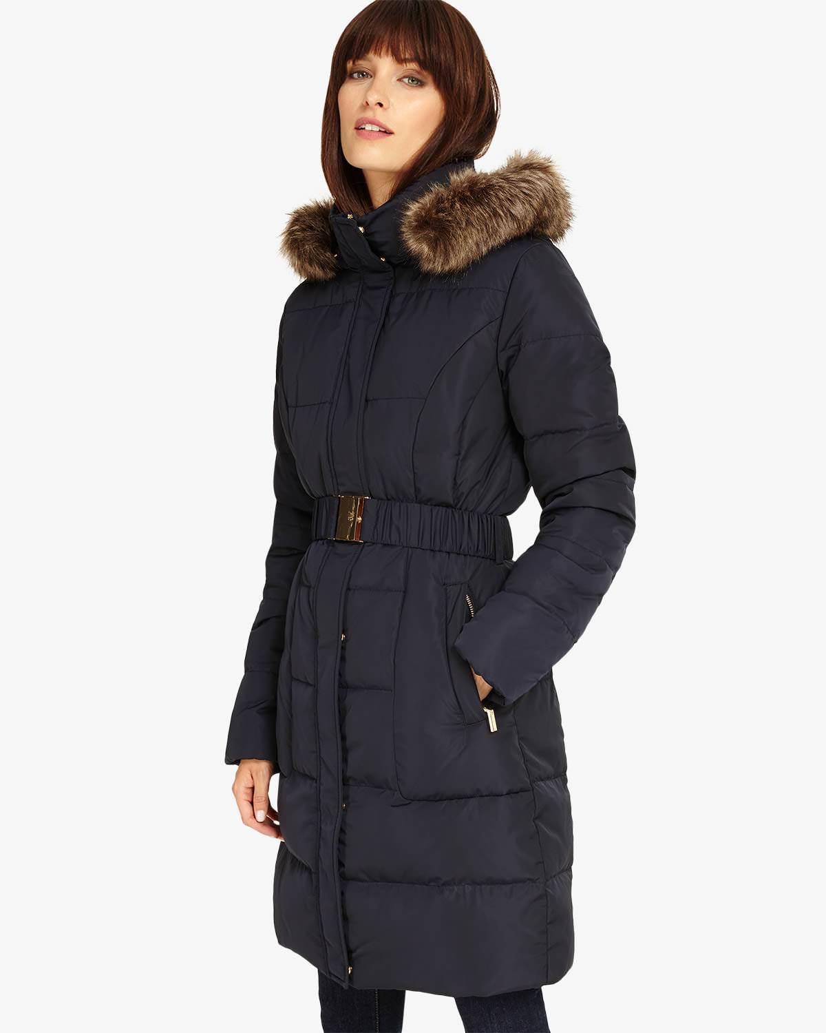 all saints kalyn puffer coat