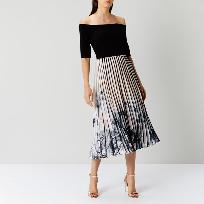 coast pleated dress