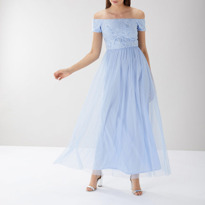 coast tulle maxi skirt