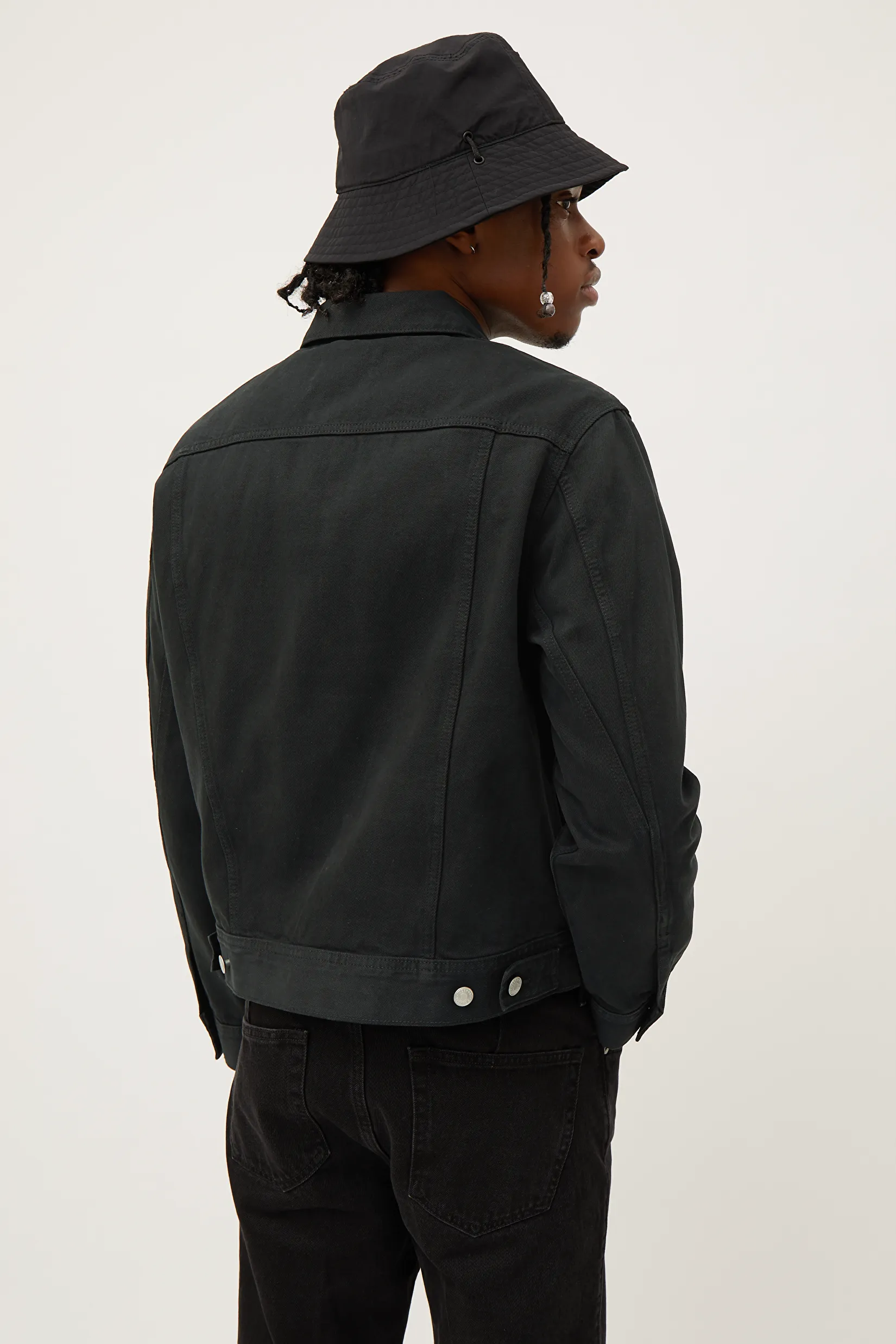 weekday black denim jacket