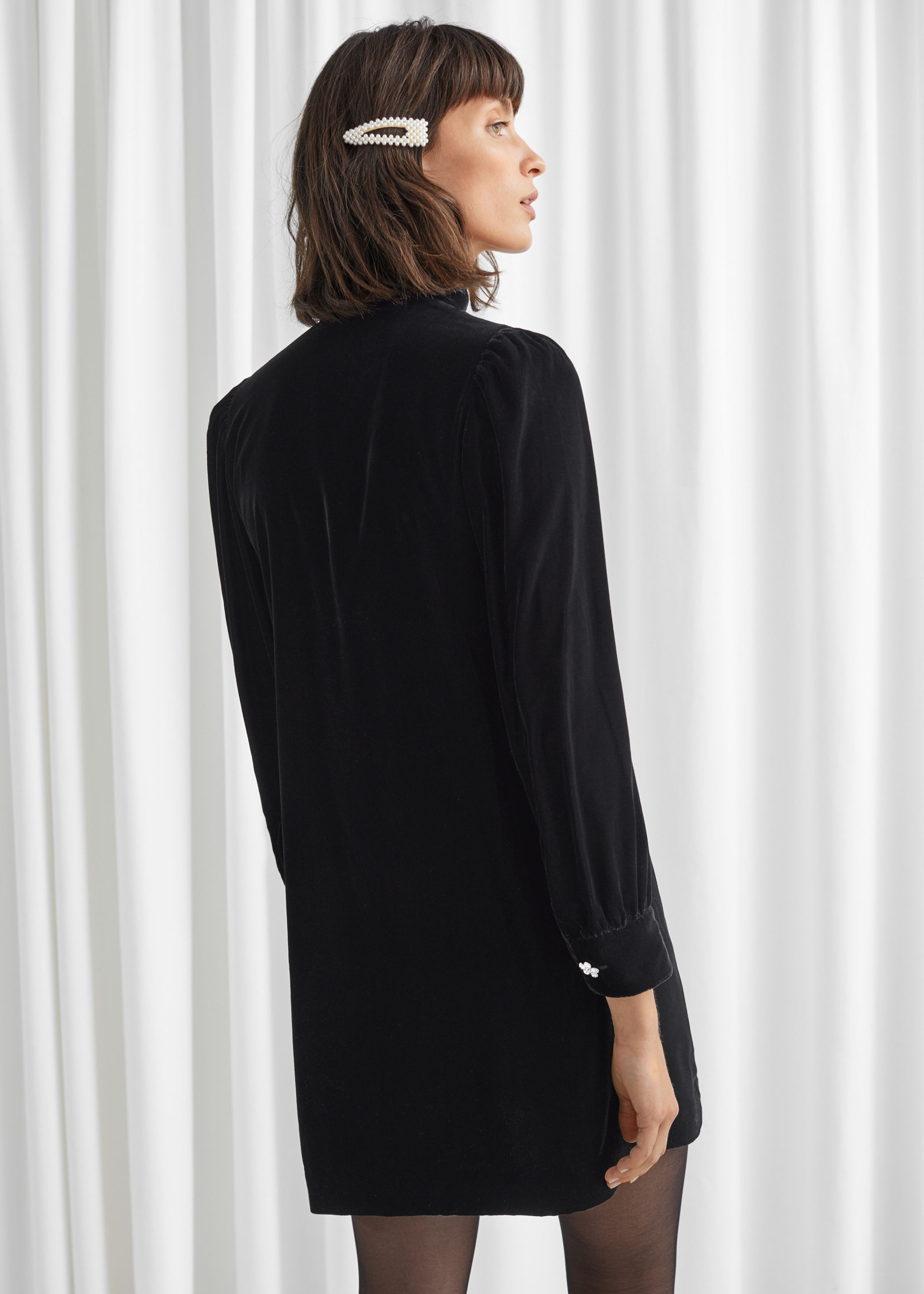 other stories velvet dress