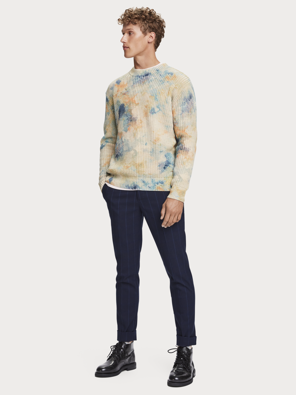 mens tie dye sweater