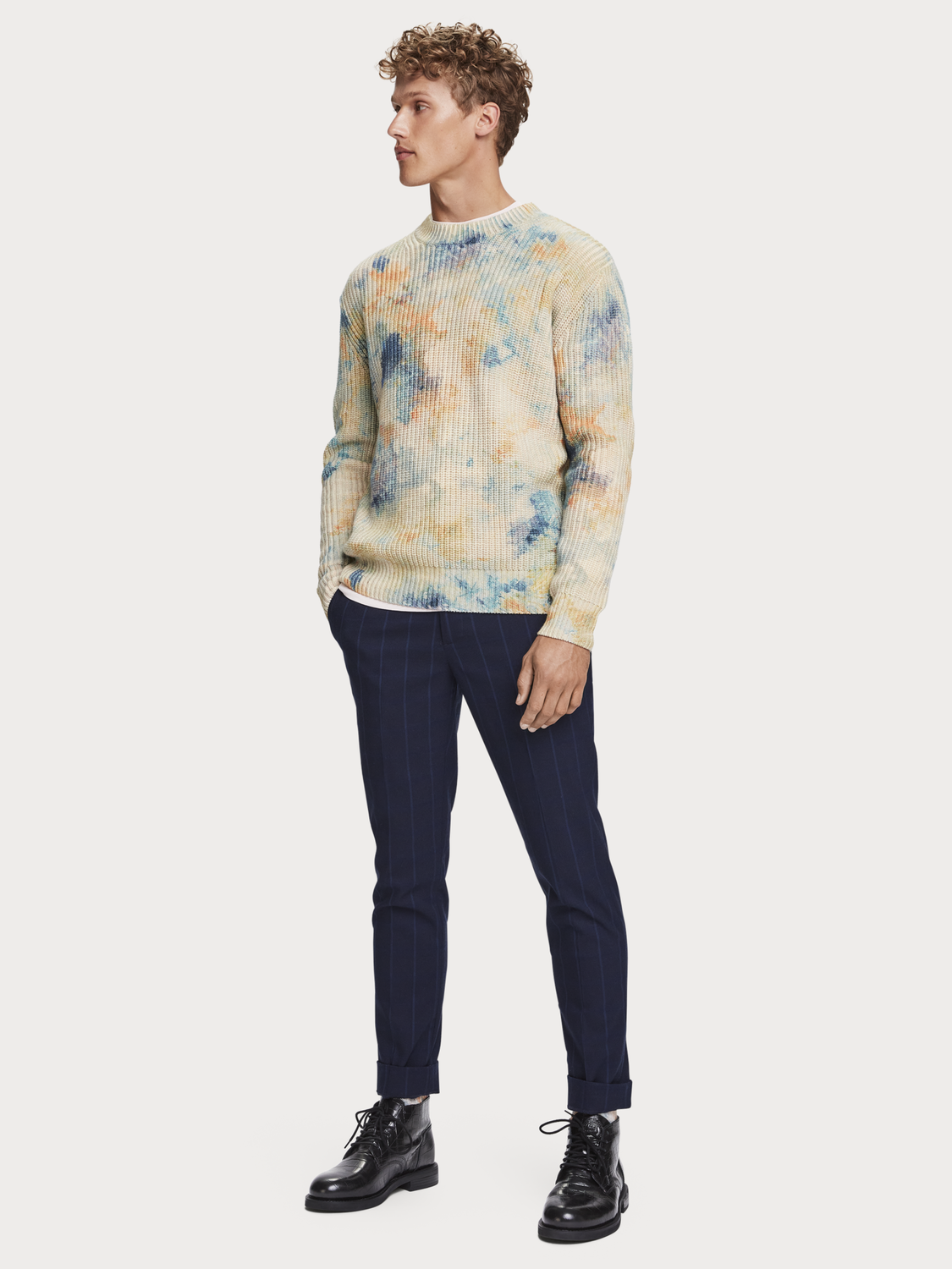 tie dye jumper mens