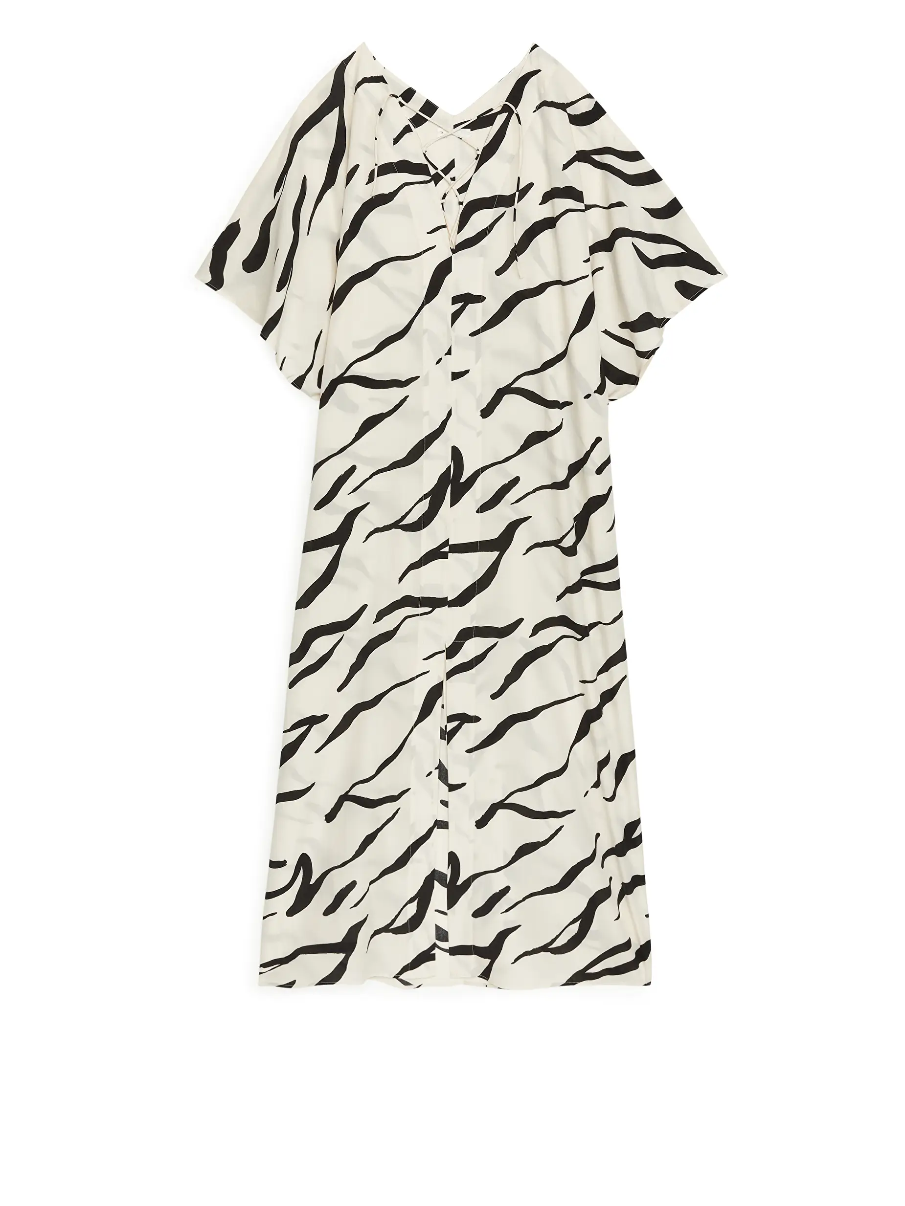 printed kaftan dress