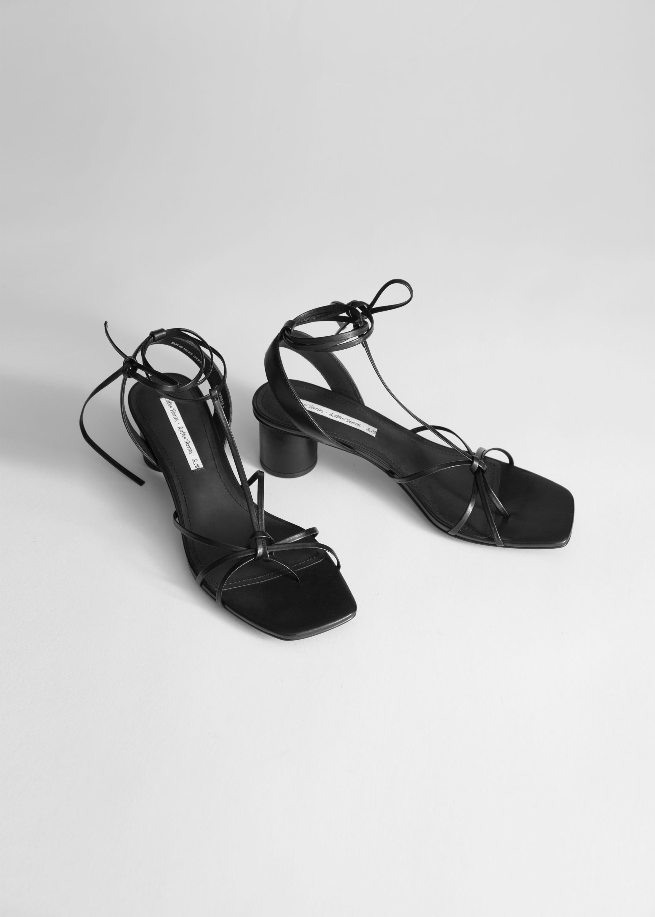 lace up heeled sandals