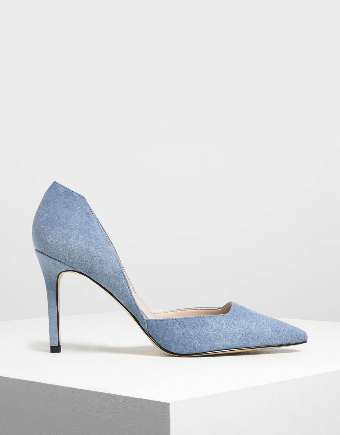 blue stiletto shoes