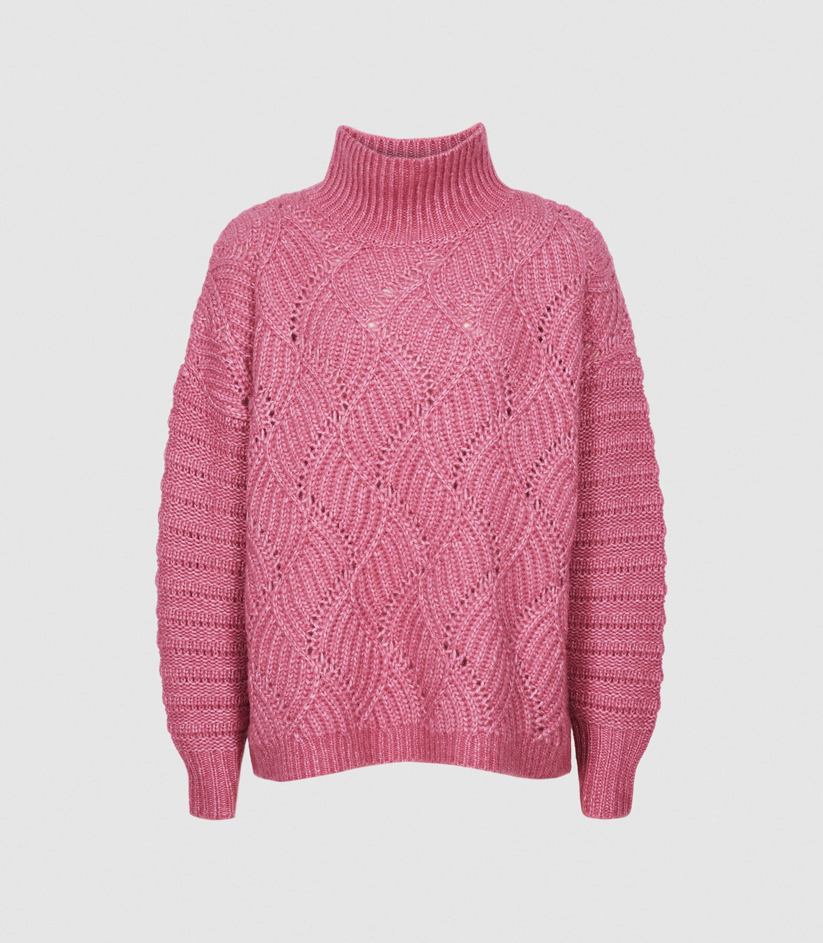 reiss cable knit jumper