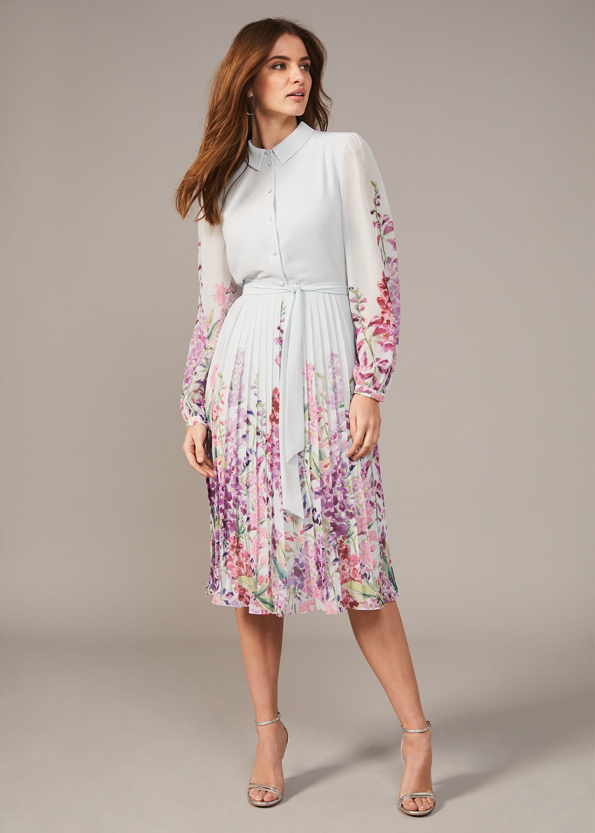 Rachie Pleated Midi Dress | Endource