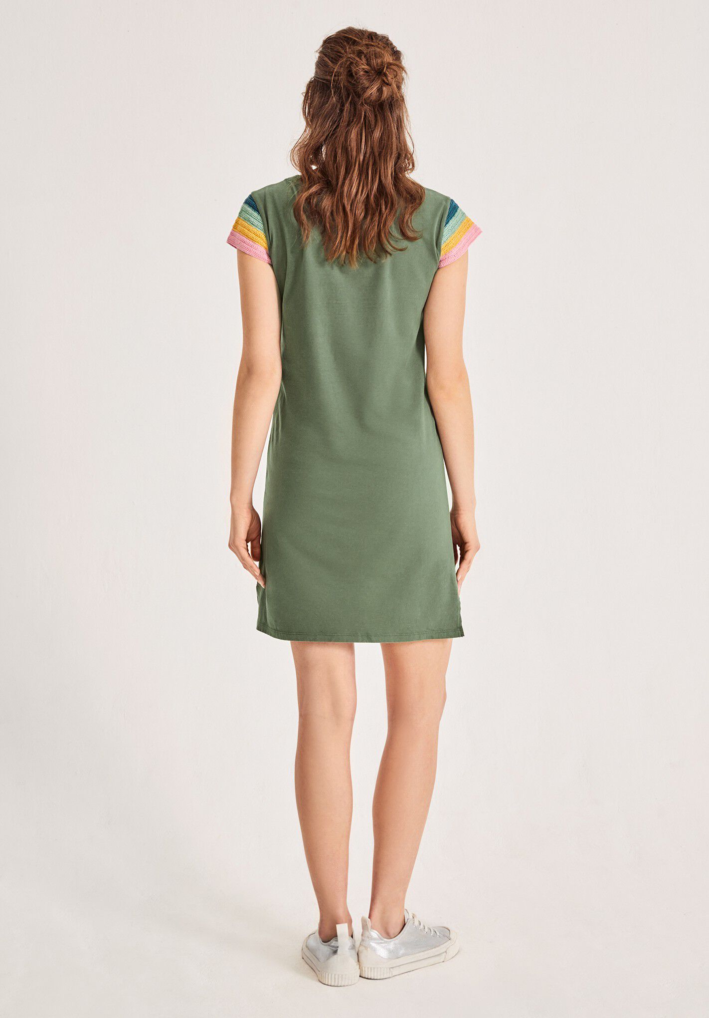 hush crochet jersey dress