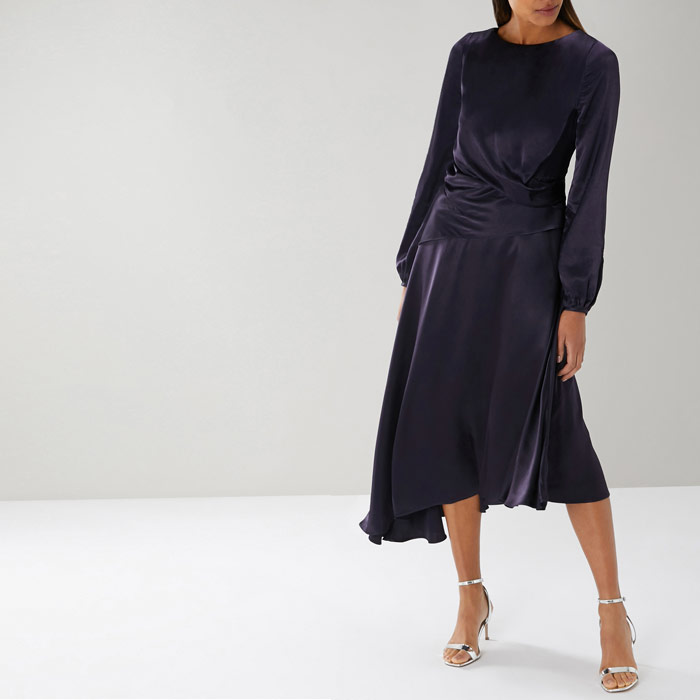 coast orla twist dress green