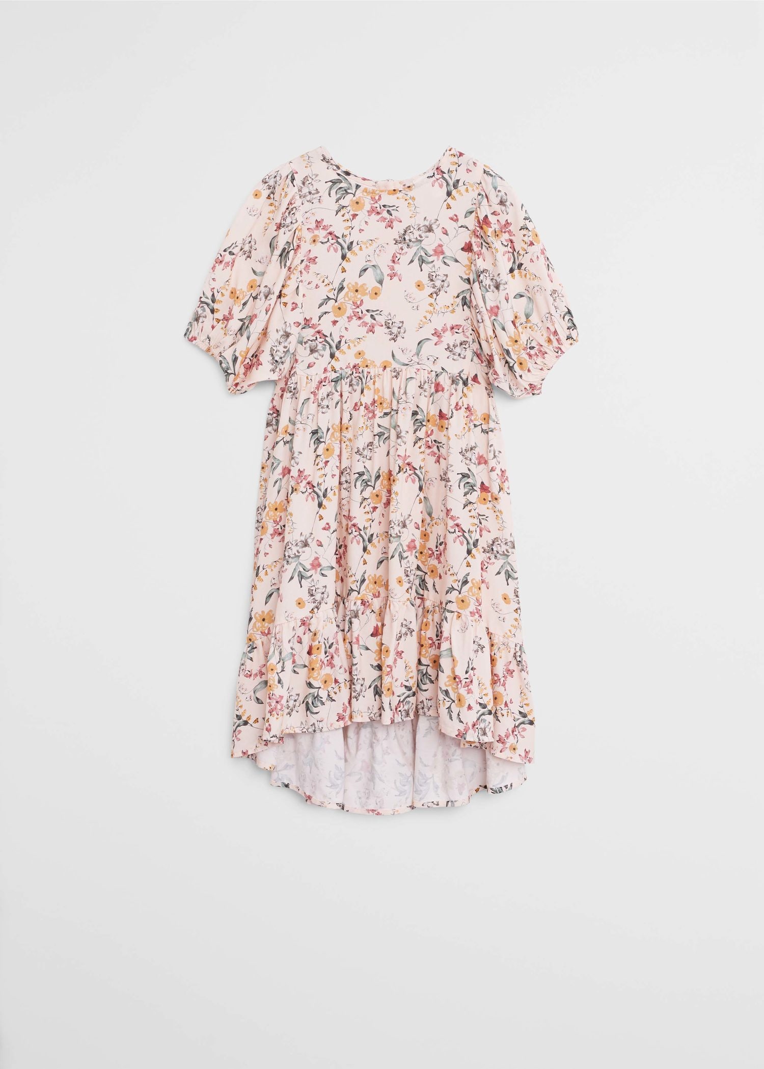 mango pink floral dress