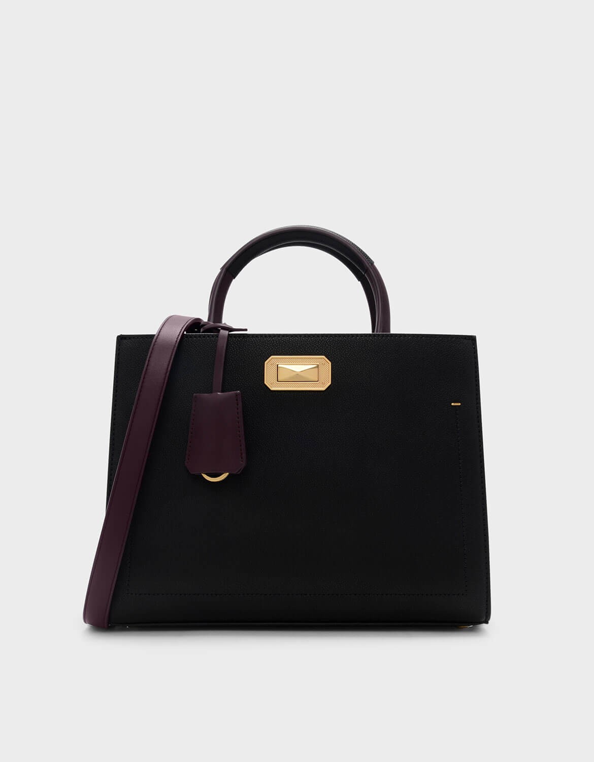 charles and keith classic structured bag