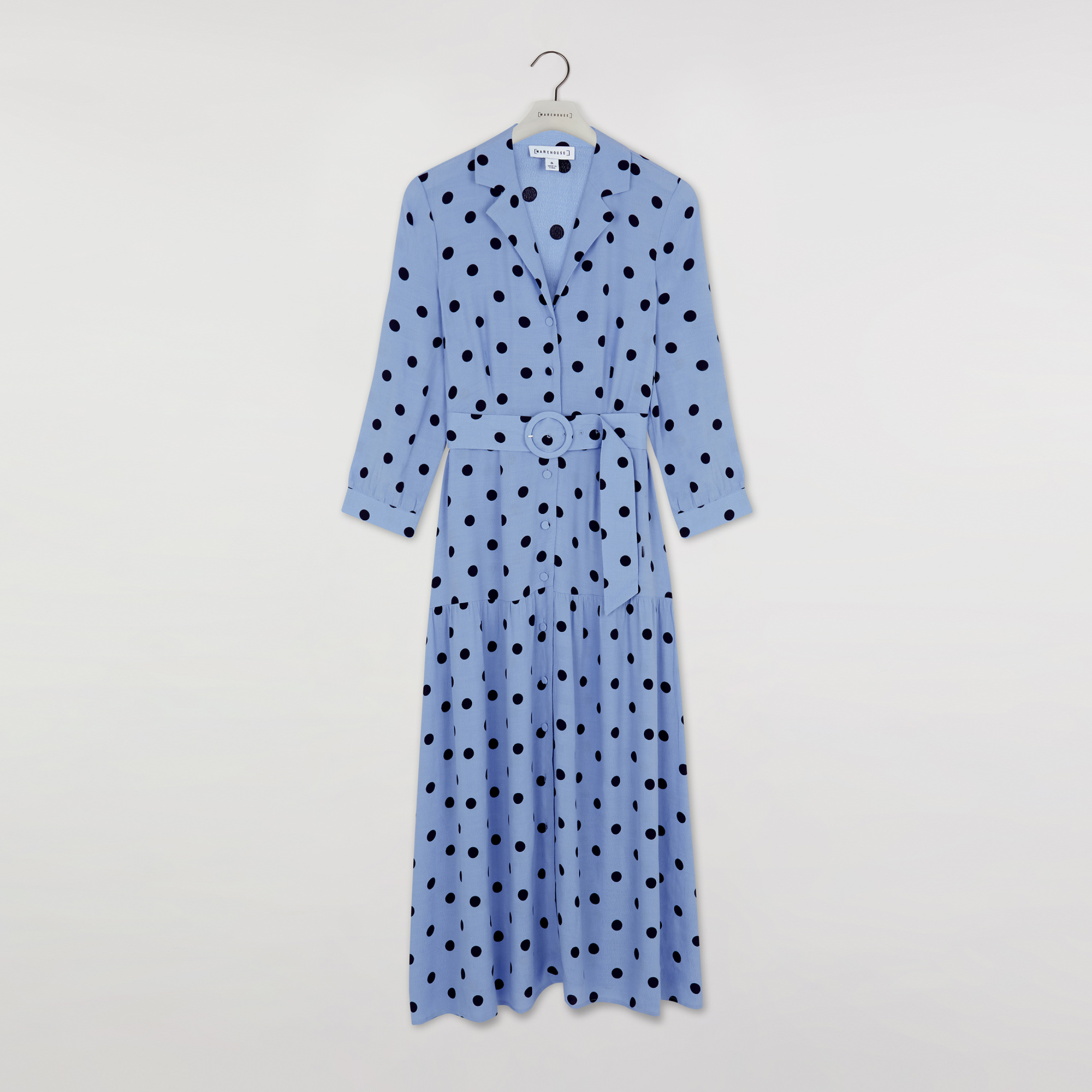 warehouse polka dress