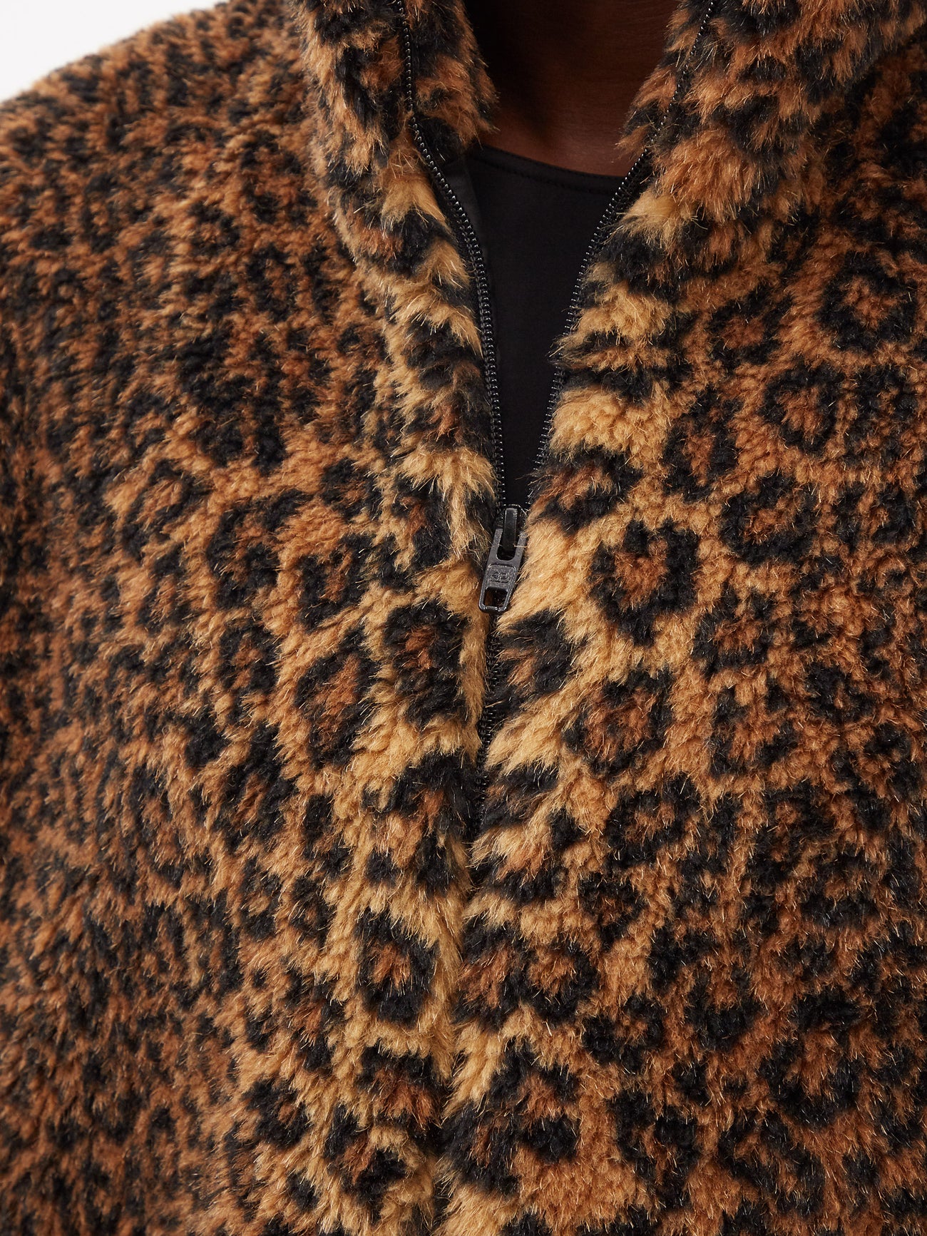 balenciaga leopard coat
