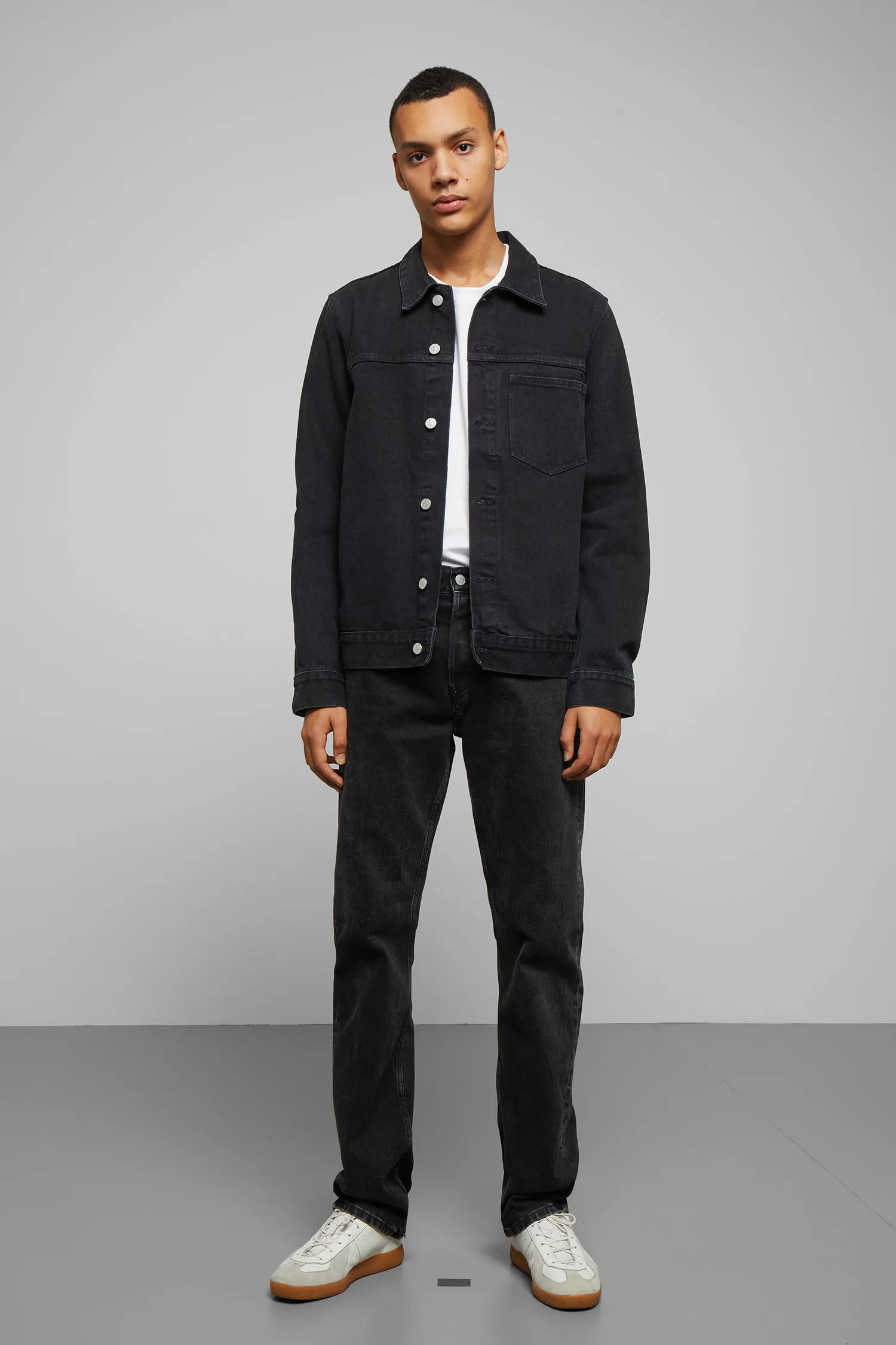 weekday black denim jacket