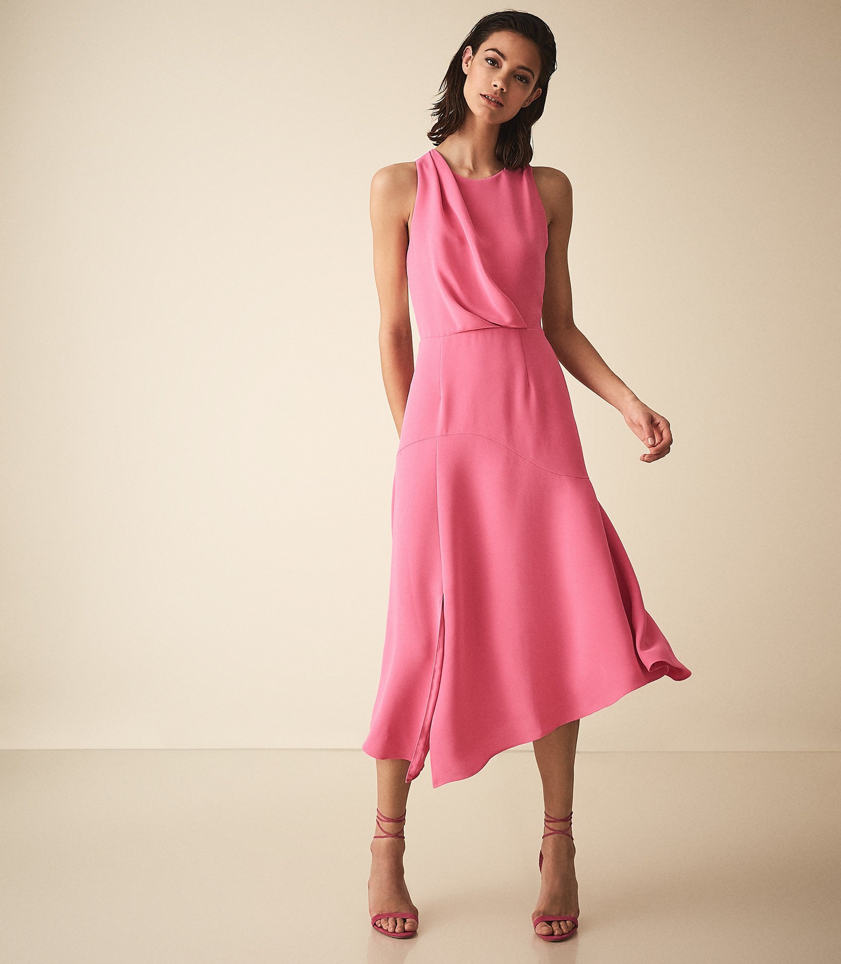 reiss pink dress