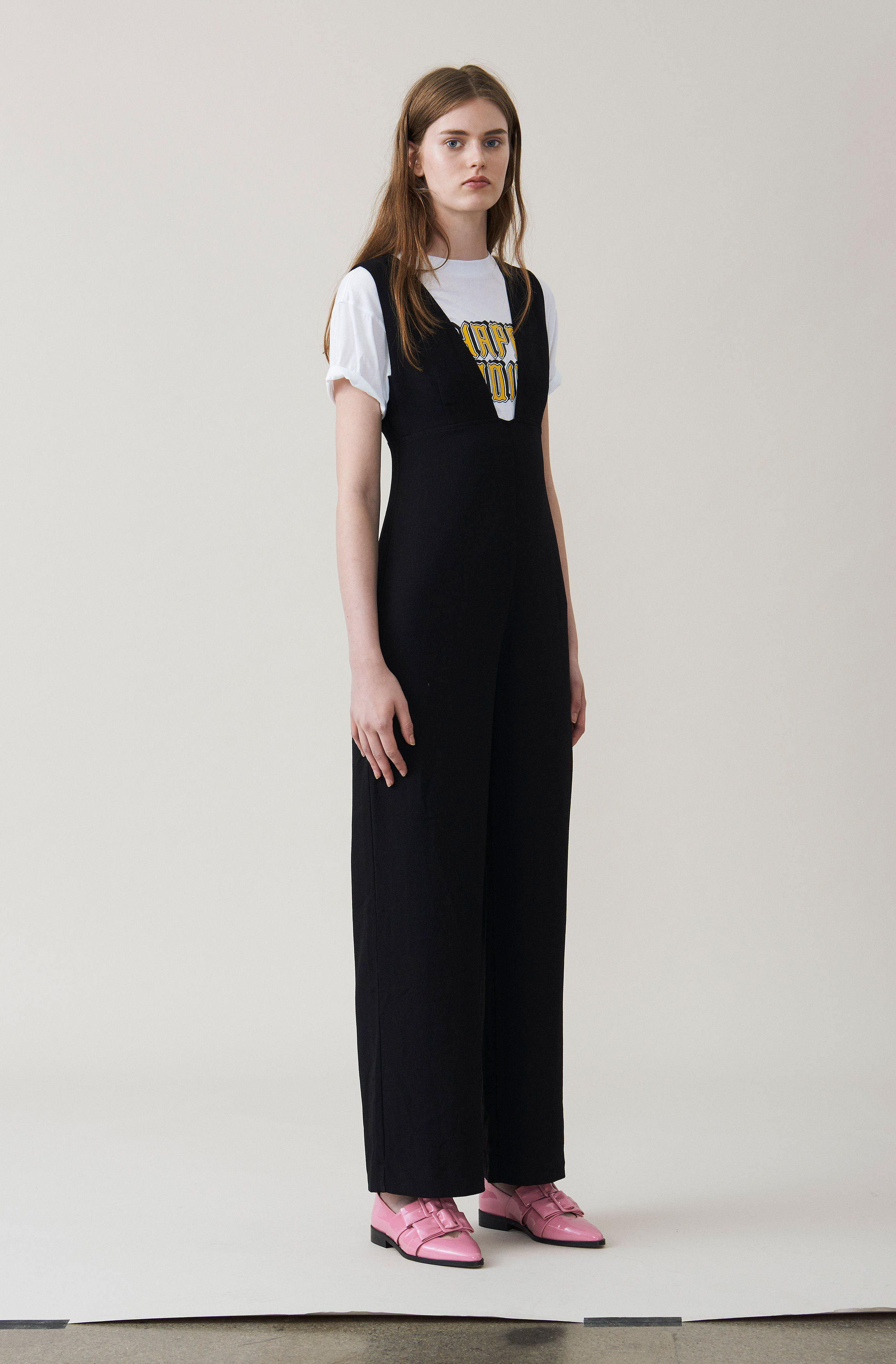 ganni clark jumpsuit