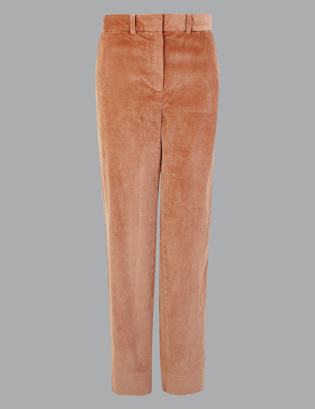 straight leg ankle grazer trousers