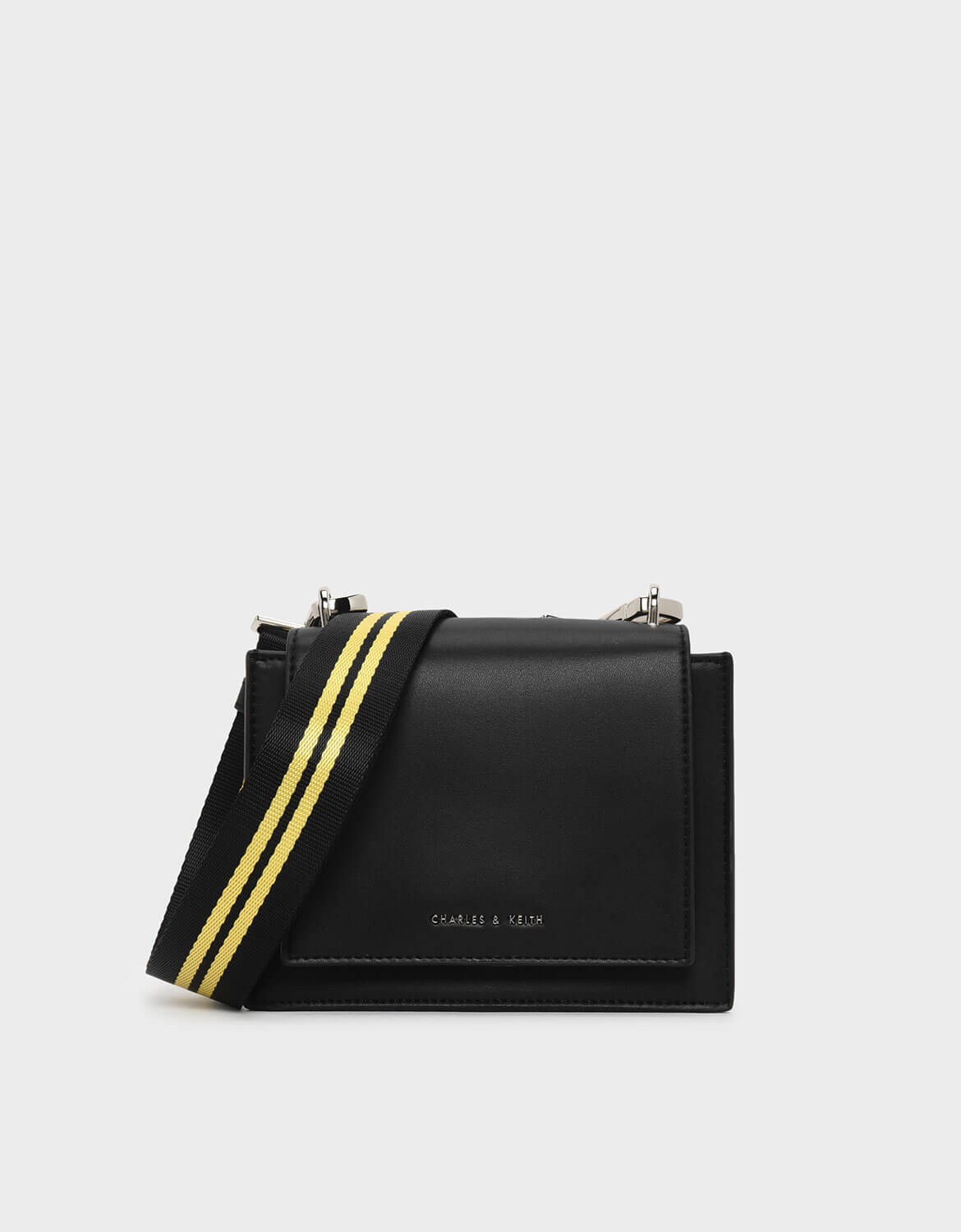 charles and keith black crossbody bag