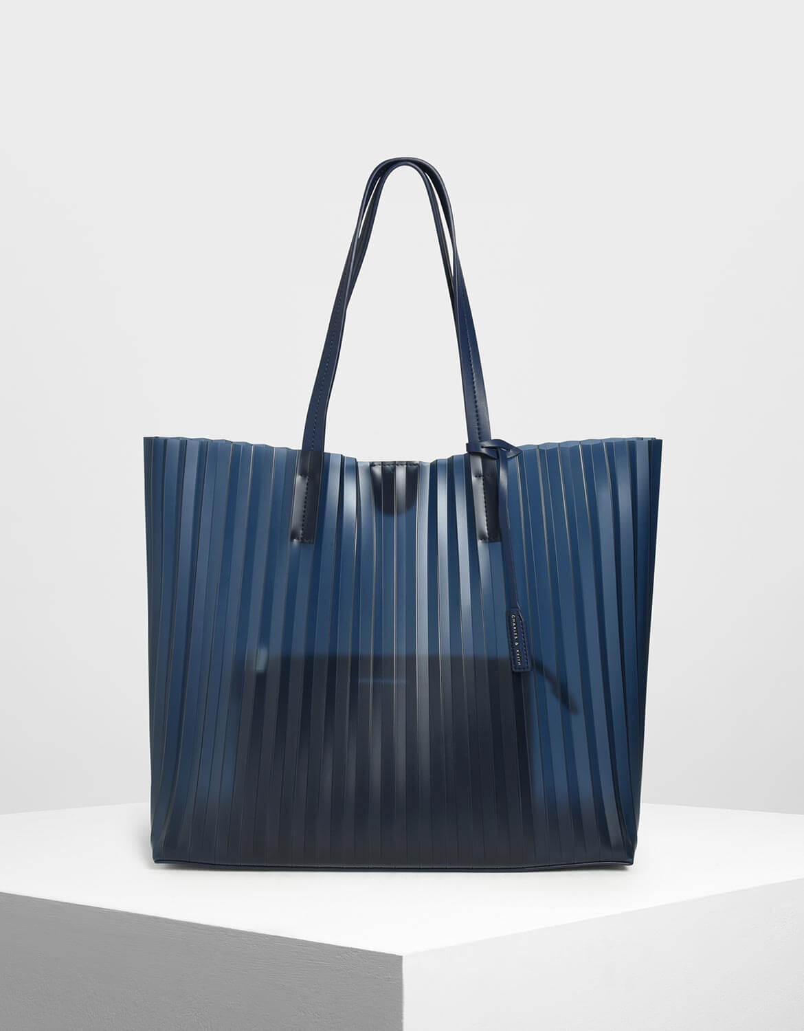 translucent tote bag charles and keith