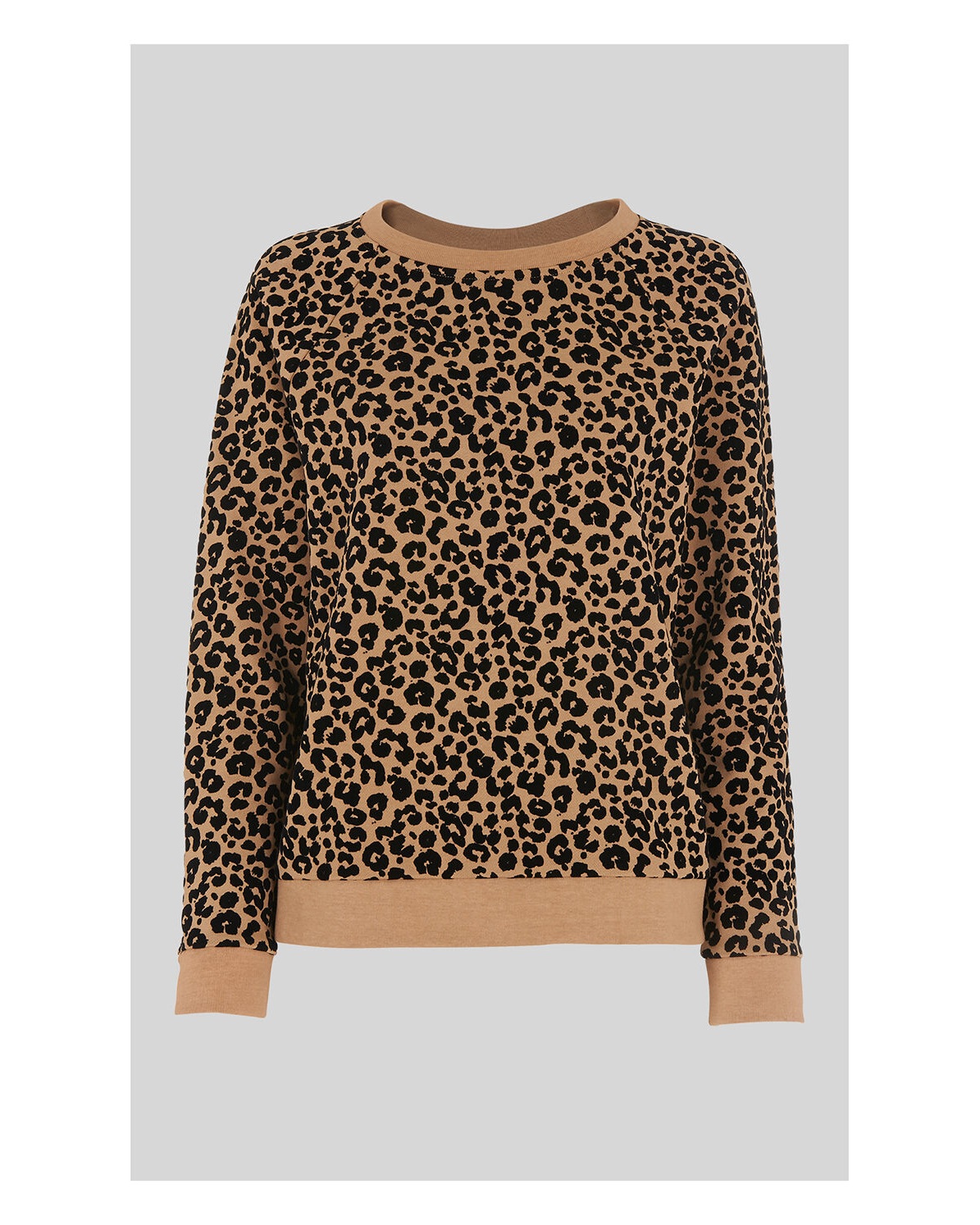 whistles leopard print sweatshirt