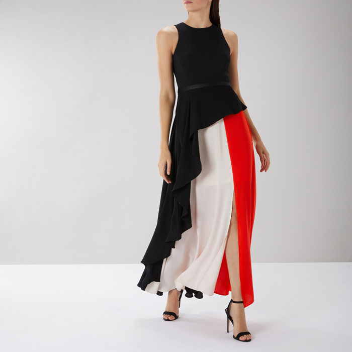 coast colour block maxi dress