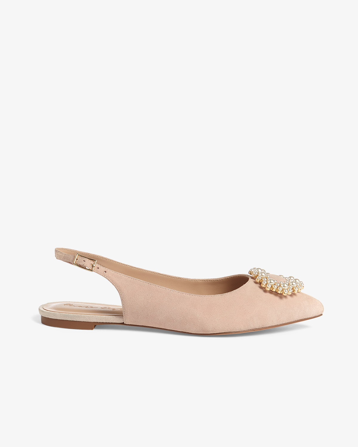 flat leather slingback shoes