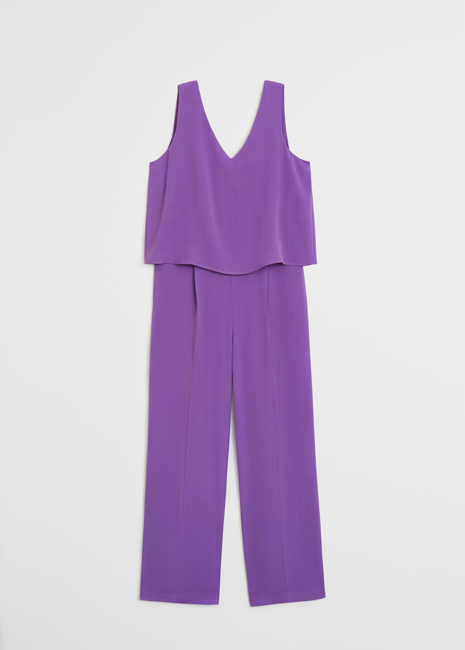 mango purple jumpsuit