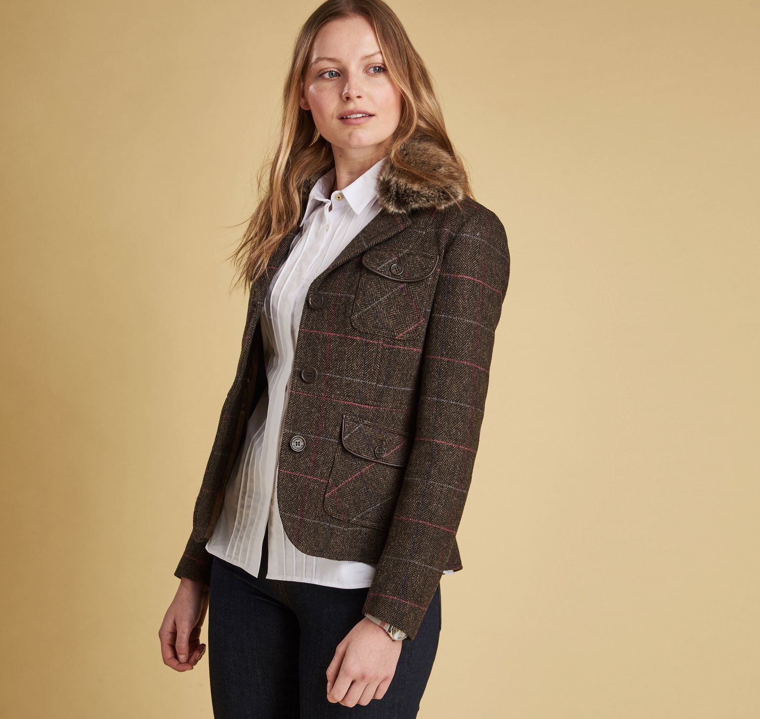 barbour ettrick tailored jacket