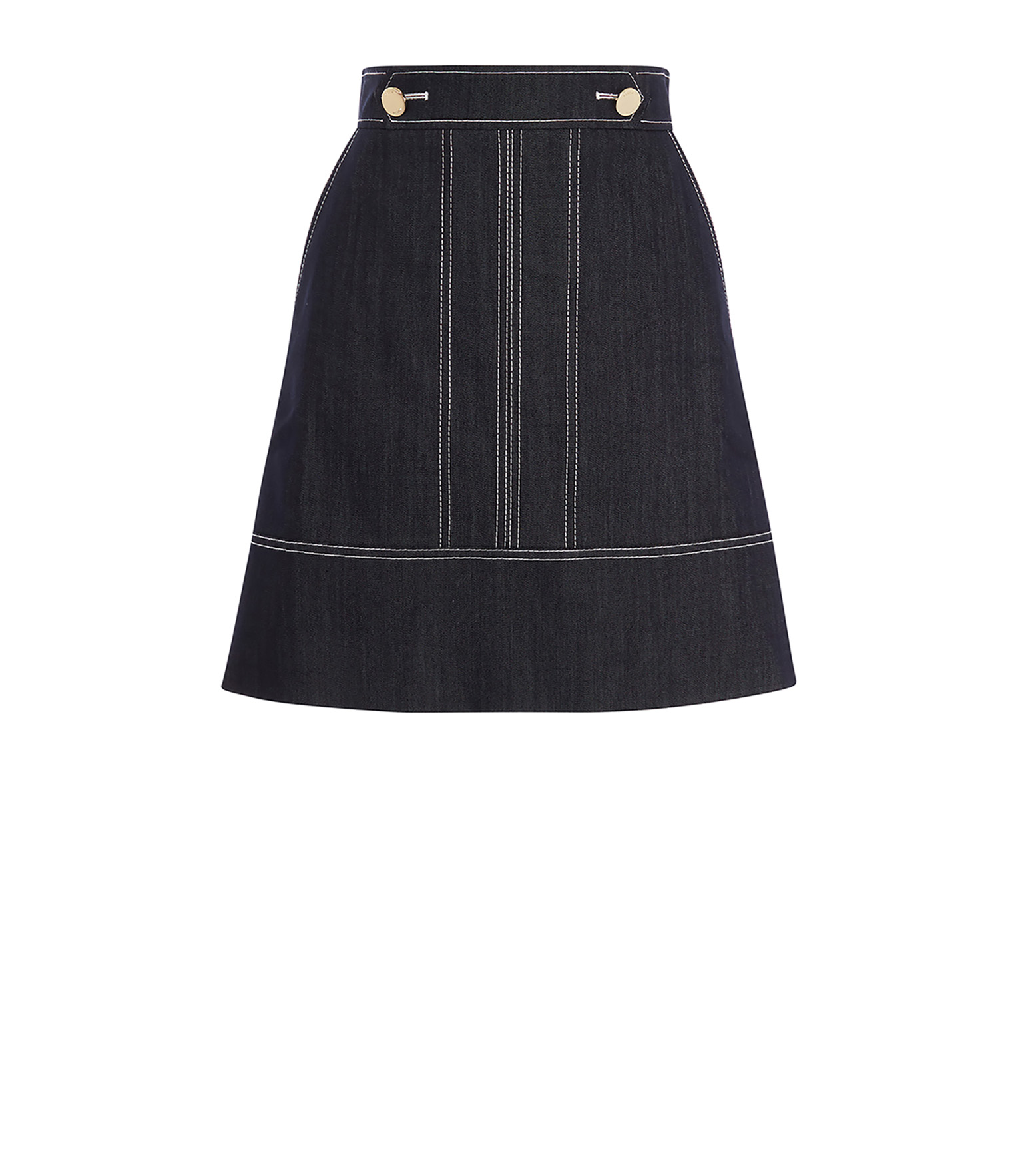 karen millen denim skirt