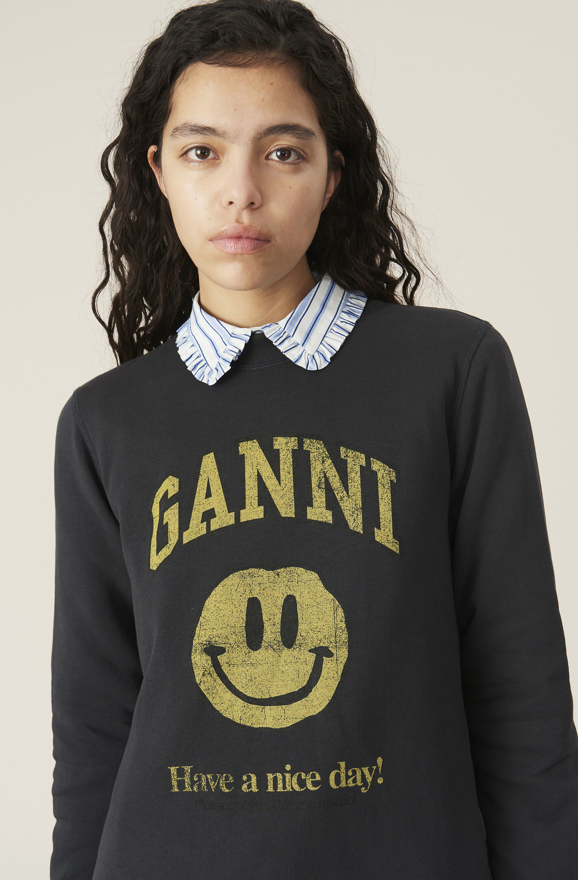 smiley face sweatshirt