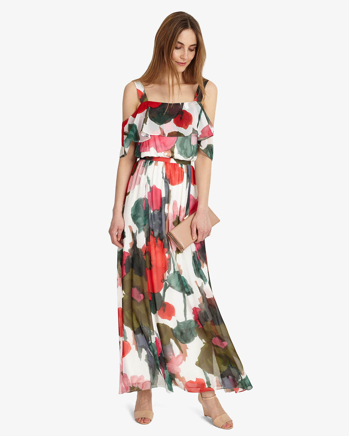 nell floral maxi dress