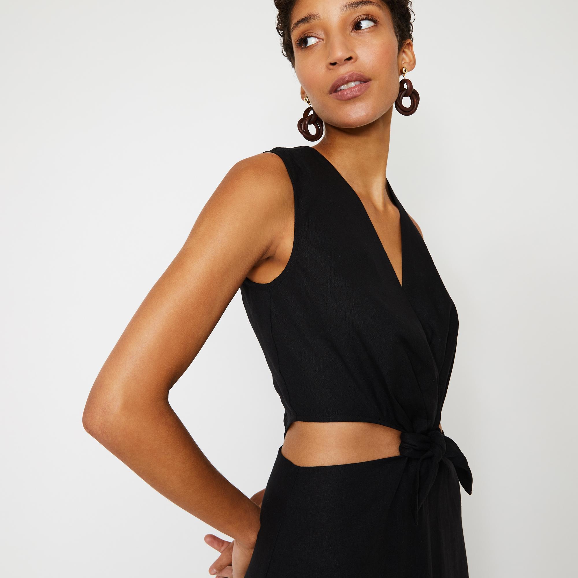 warehouse cut out dress