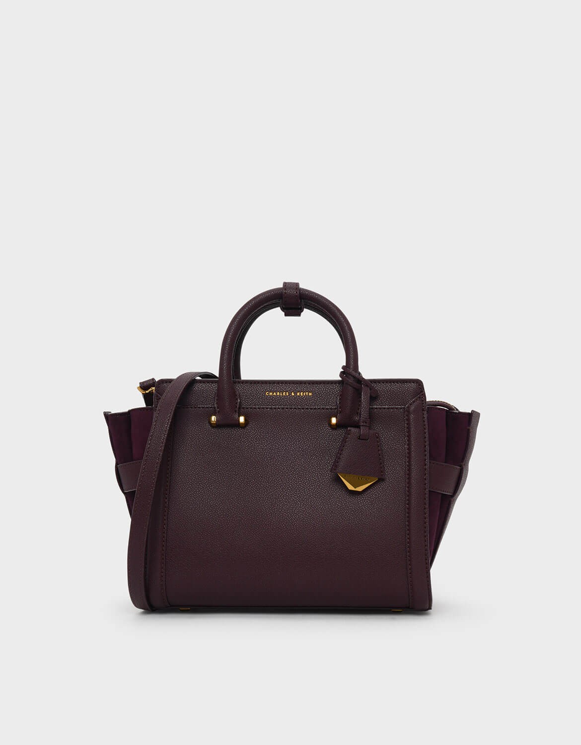 charles and keith top handle city bag