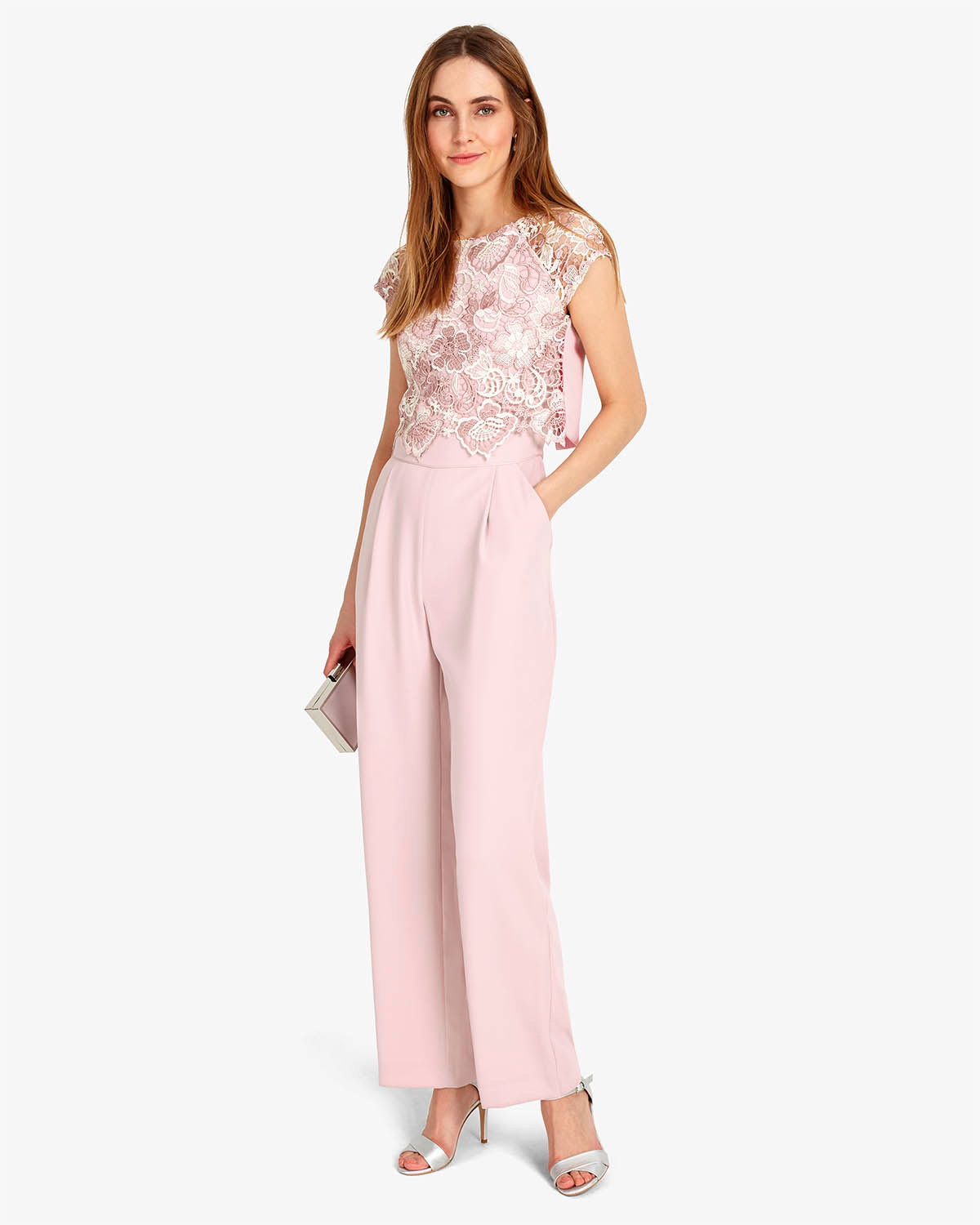 phase eight pink jumpsuit