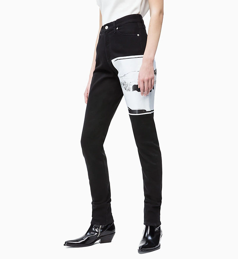 Andy Warhol High Rise Slim Jeans | Endource