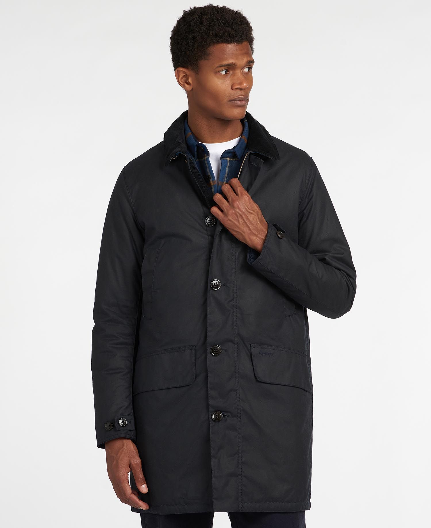 Barbour mac jacket on sale