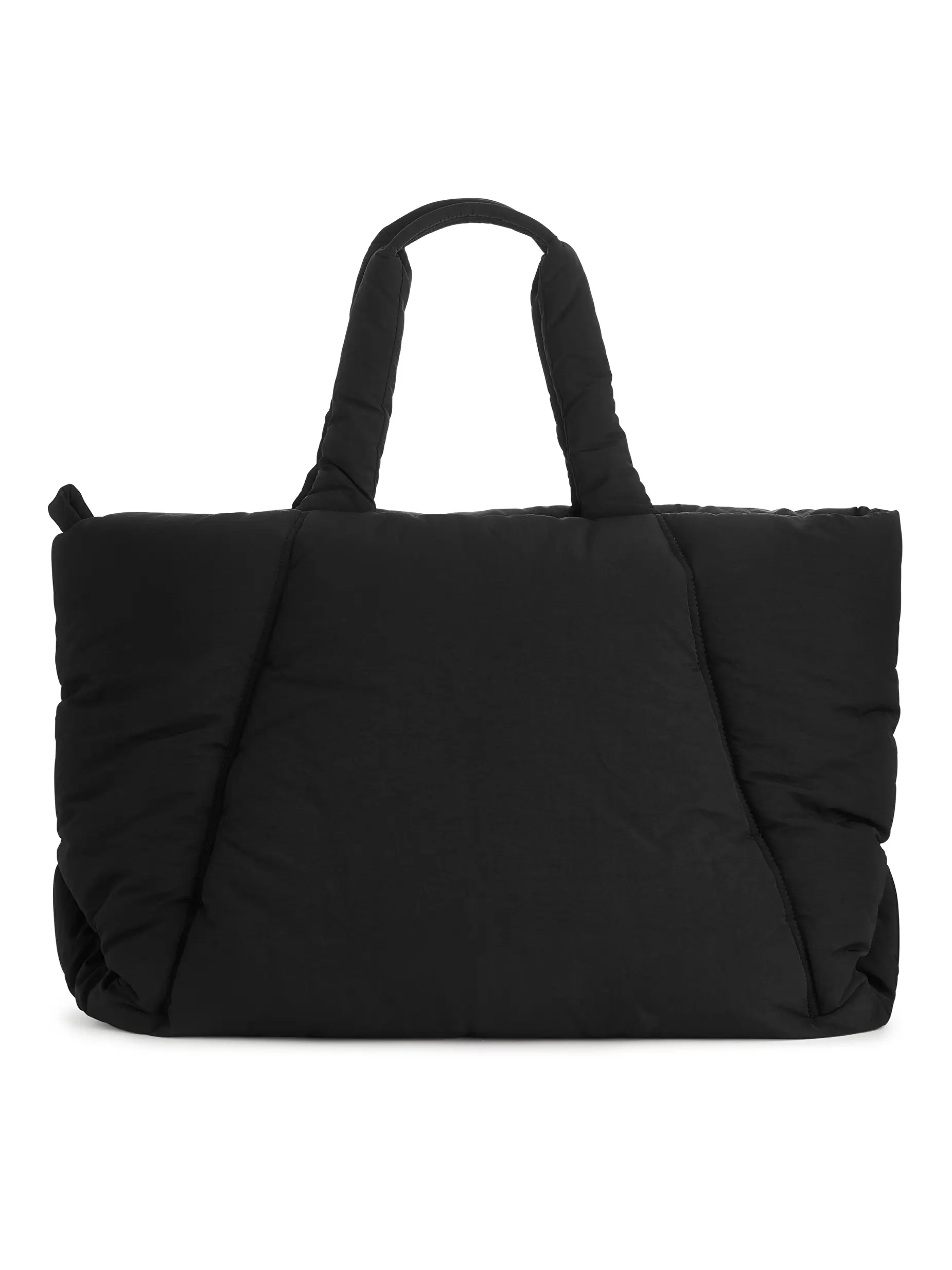 puffy tote bag