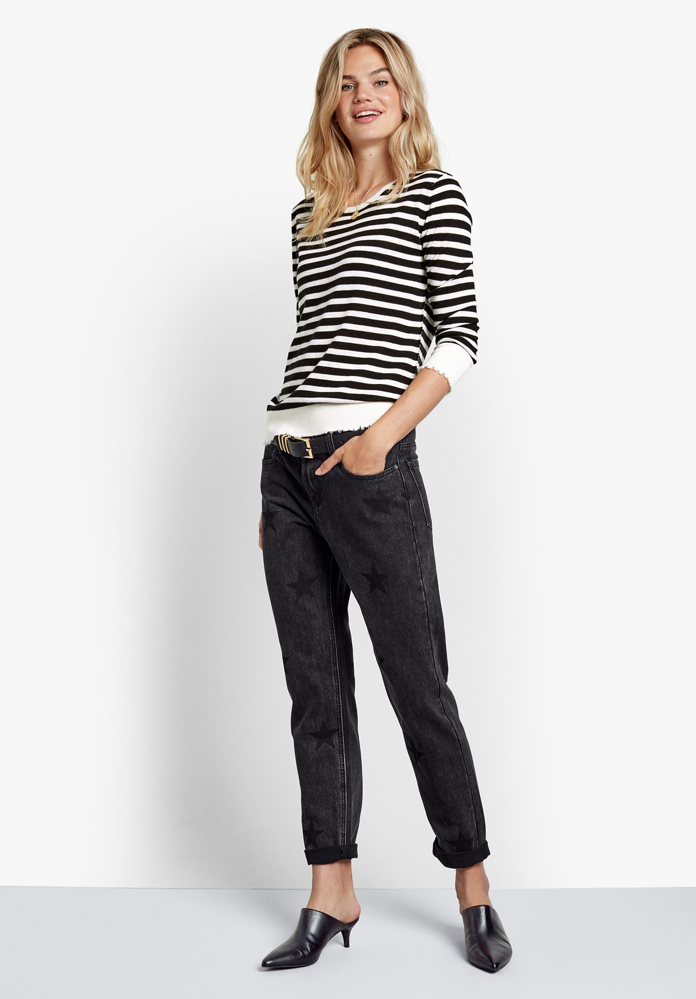 hush star boyfriend jeans