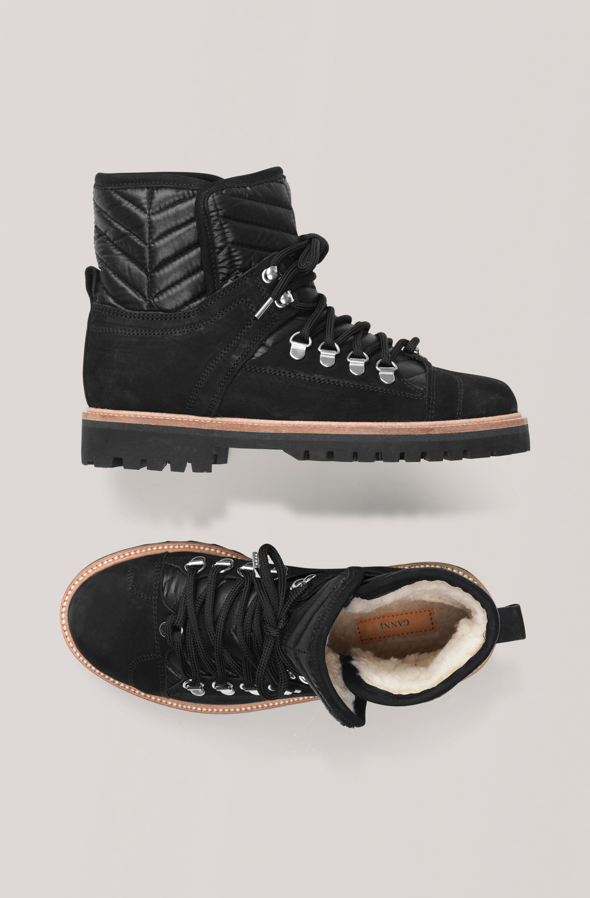 ganni winter hiking boots