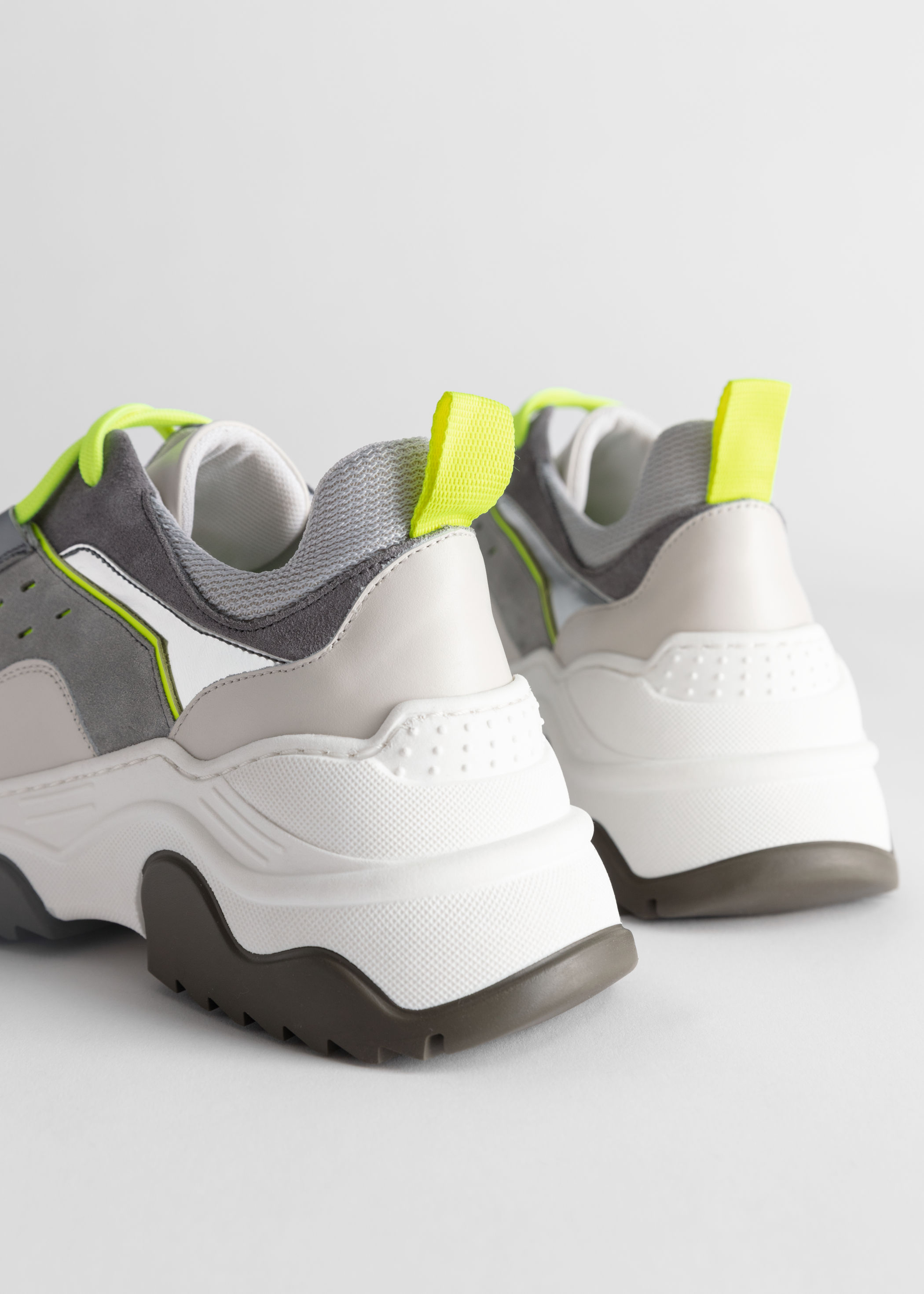 platform sole sneakers