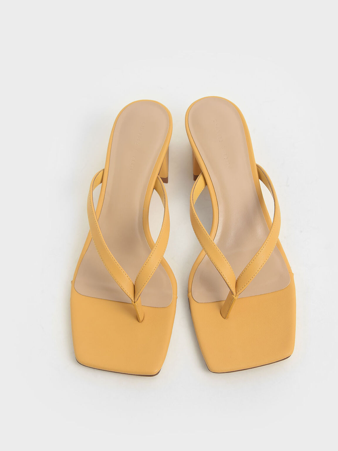 yellow thong sandals
