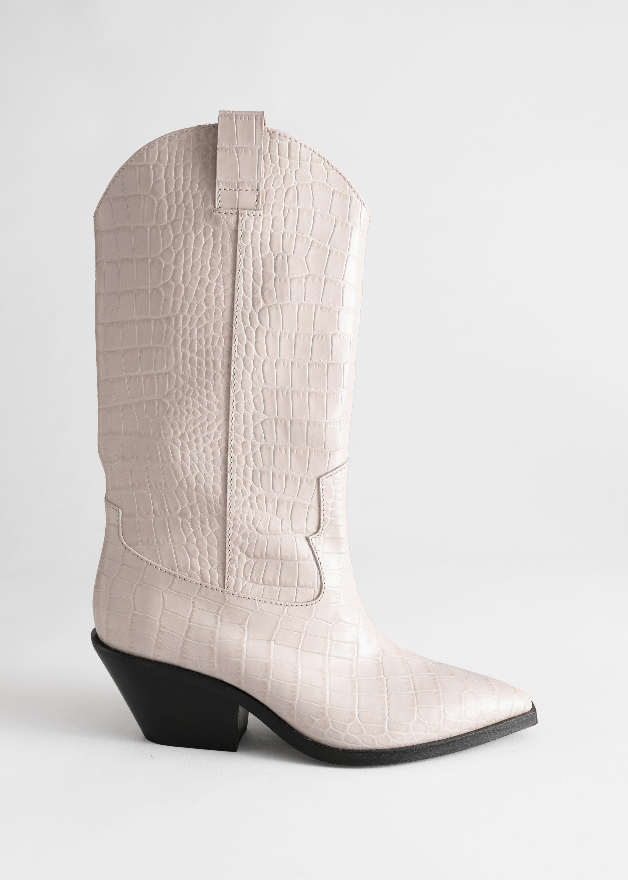 crocodile skin cowboy boots