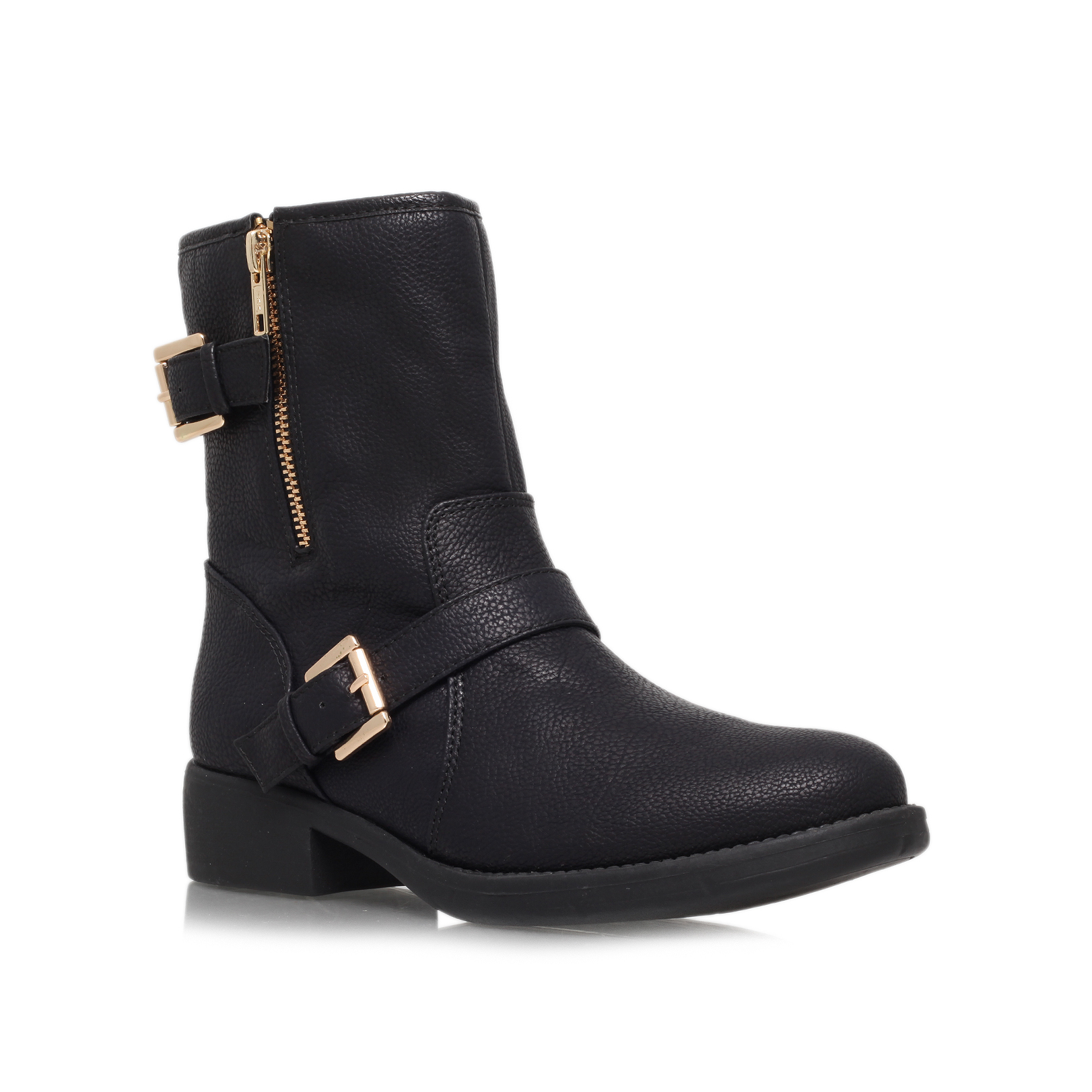 miss kg black suede ankle boots