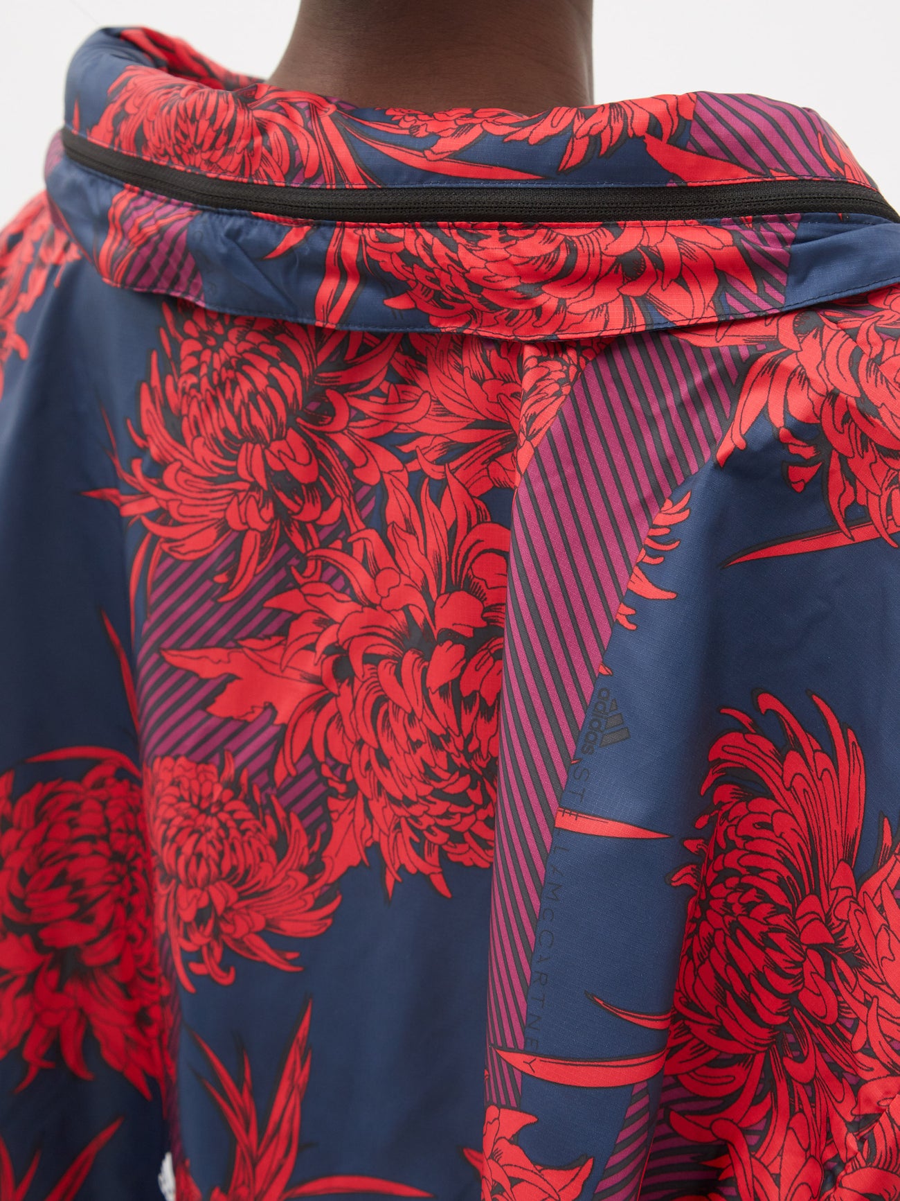 adidas floral windbreaker