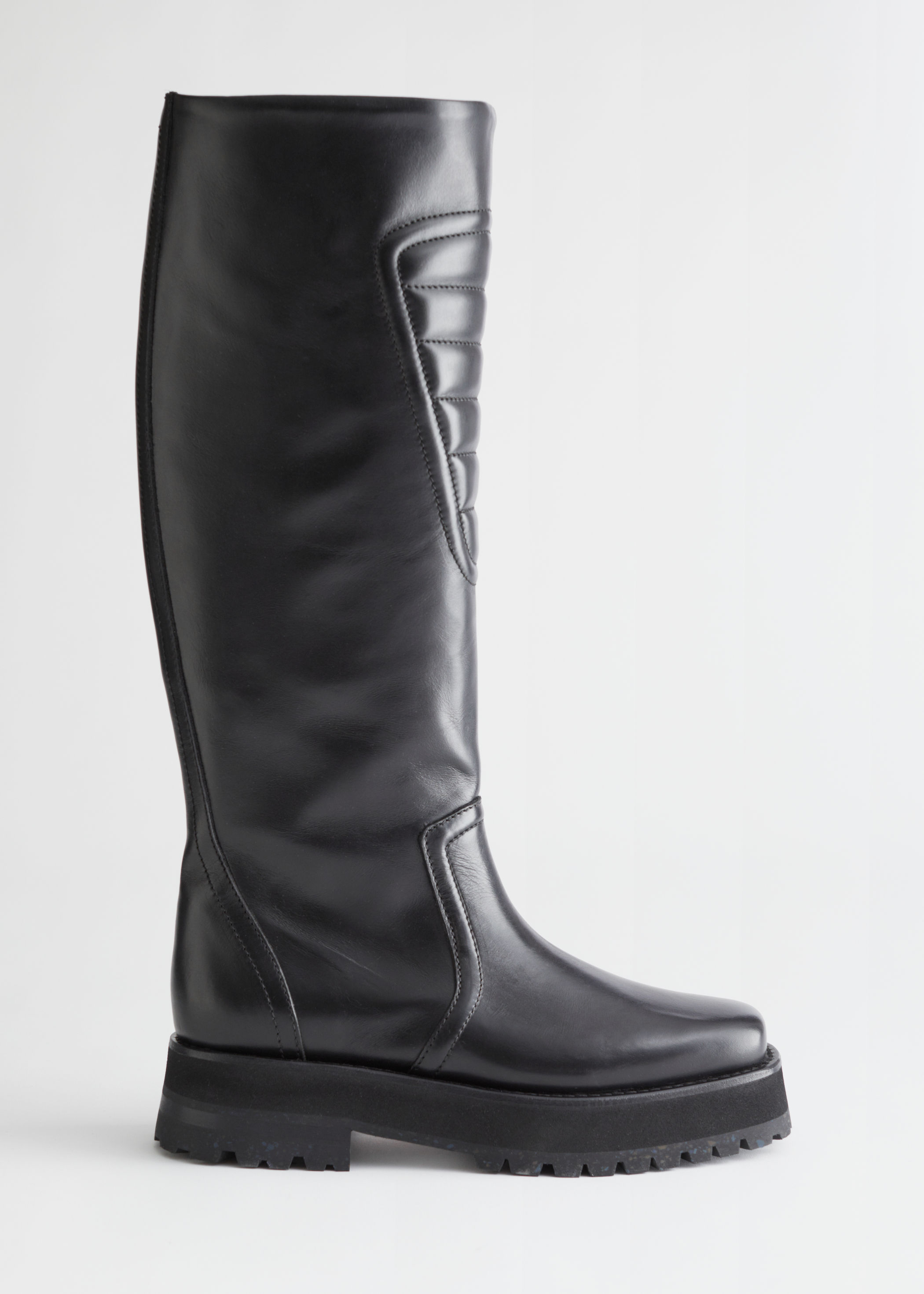 tall leather boots