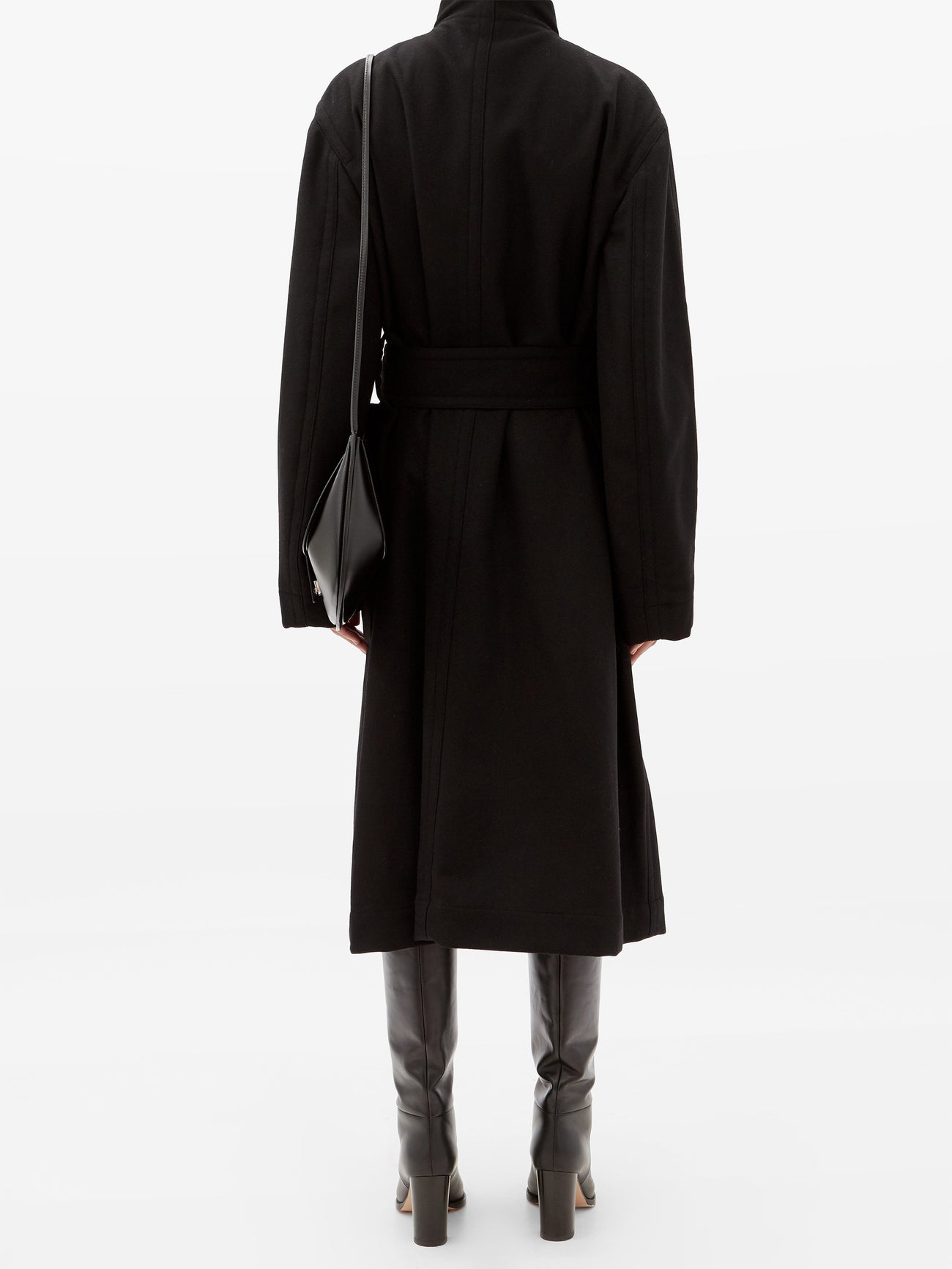 longline wrap coat