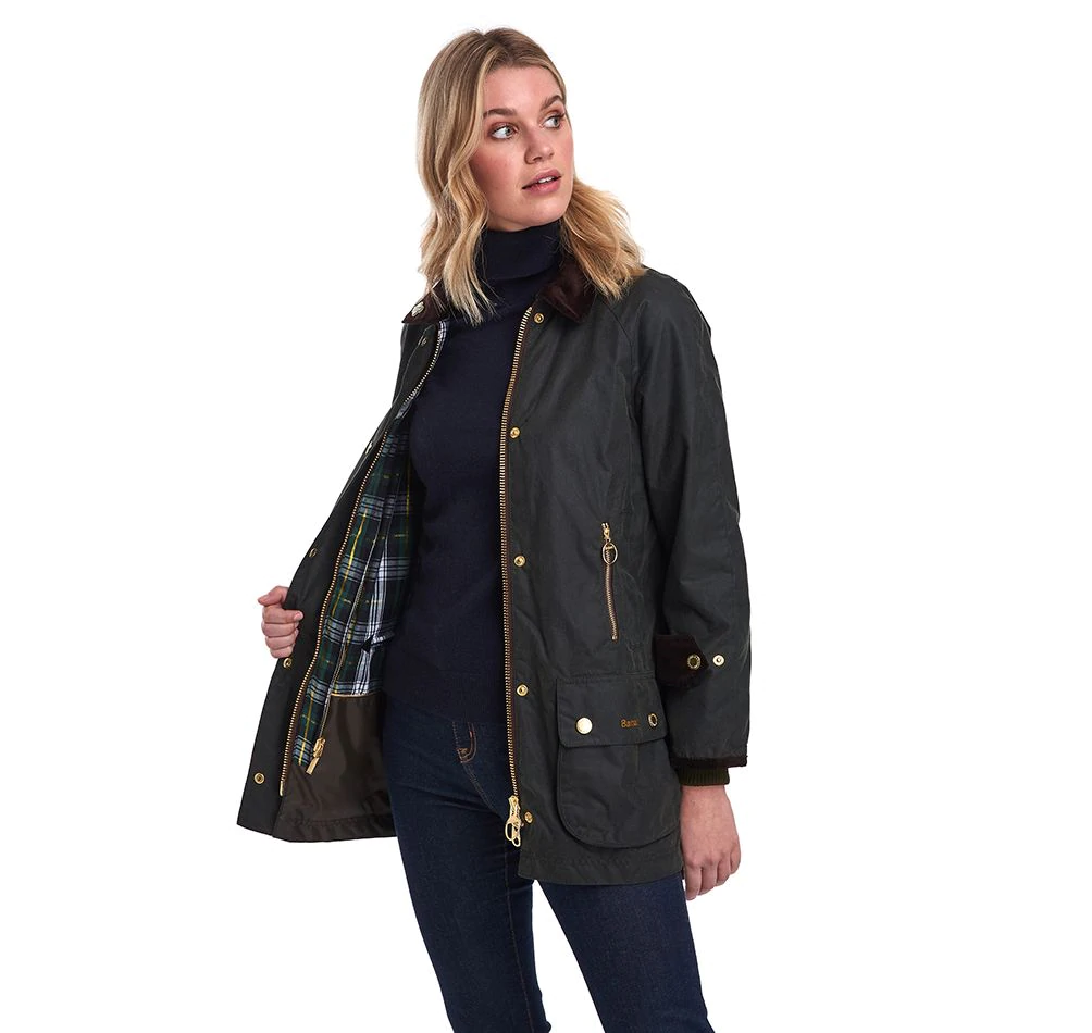 barbour beaufort jacket womens Blue