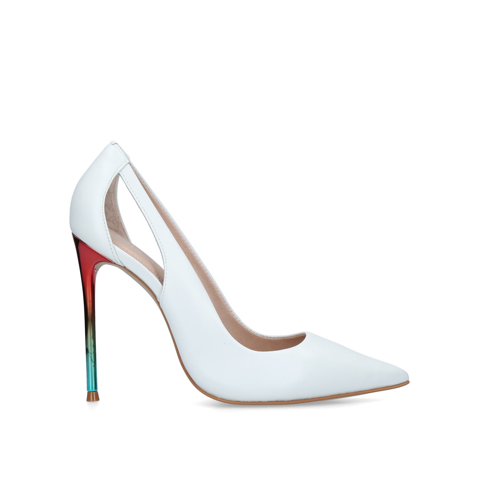 carvela white pumps