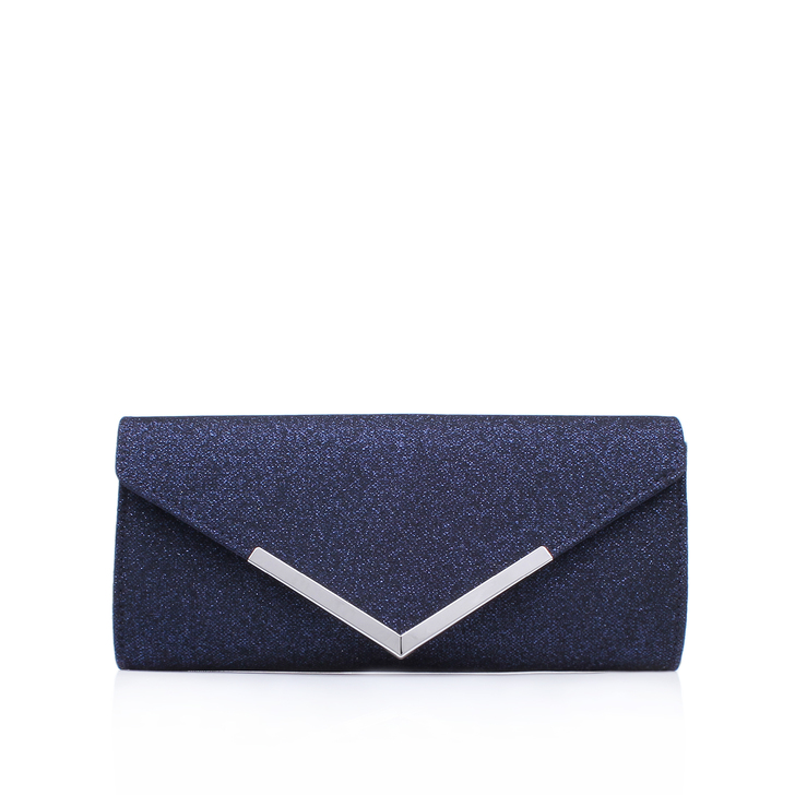 navy and silver evening bags